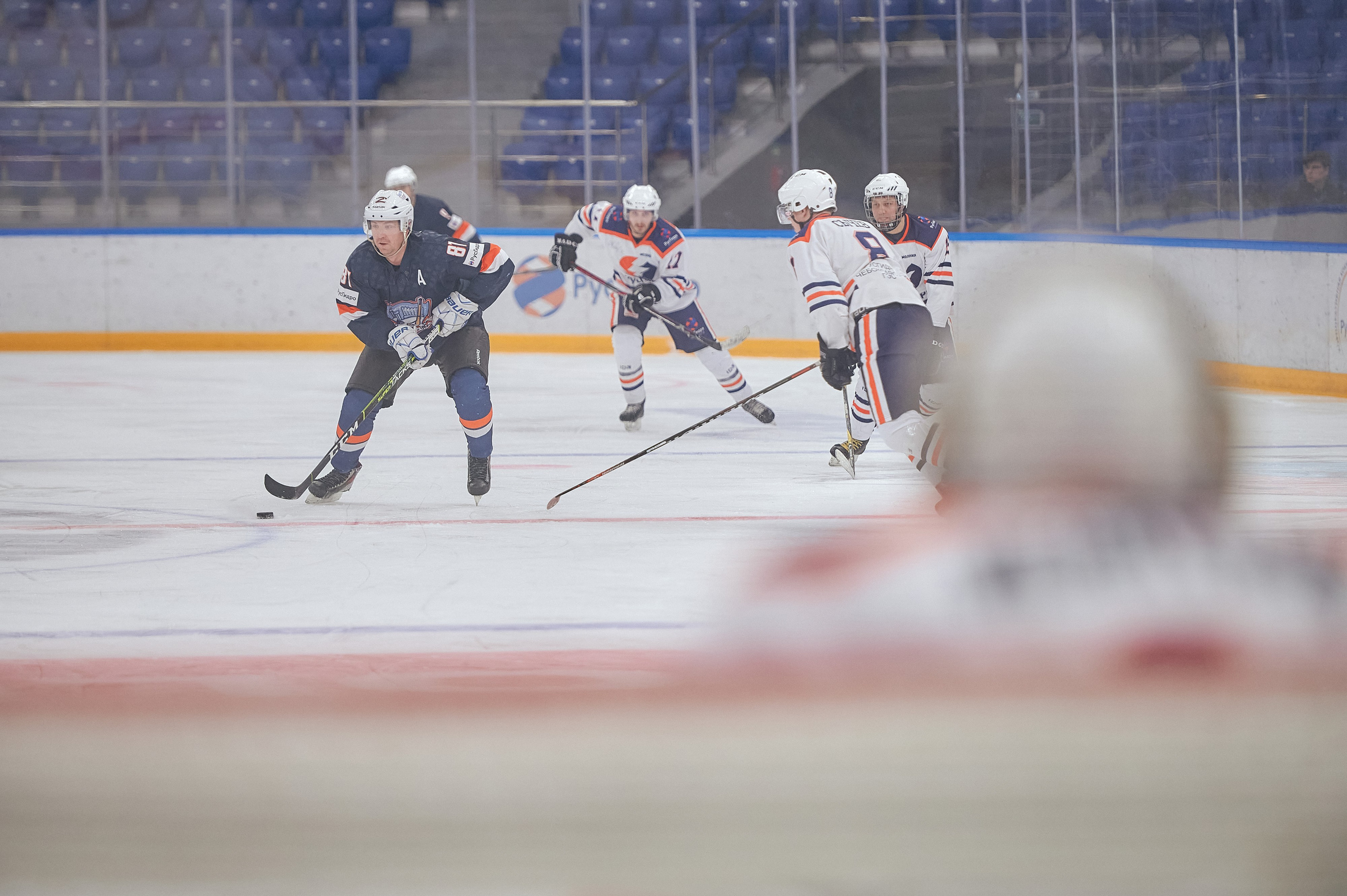 Портфолио репортажной фотосъёмки: Кристалл арена — Хоккей — РусГидро. Фотограф Яковлев Роман — Красноярск