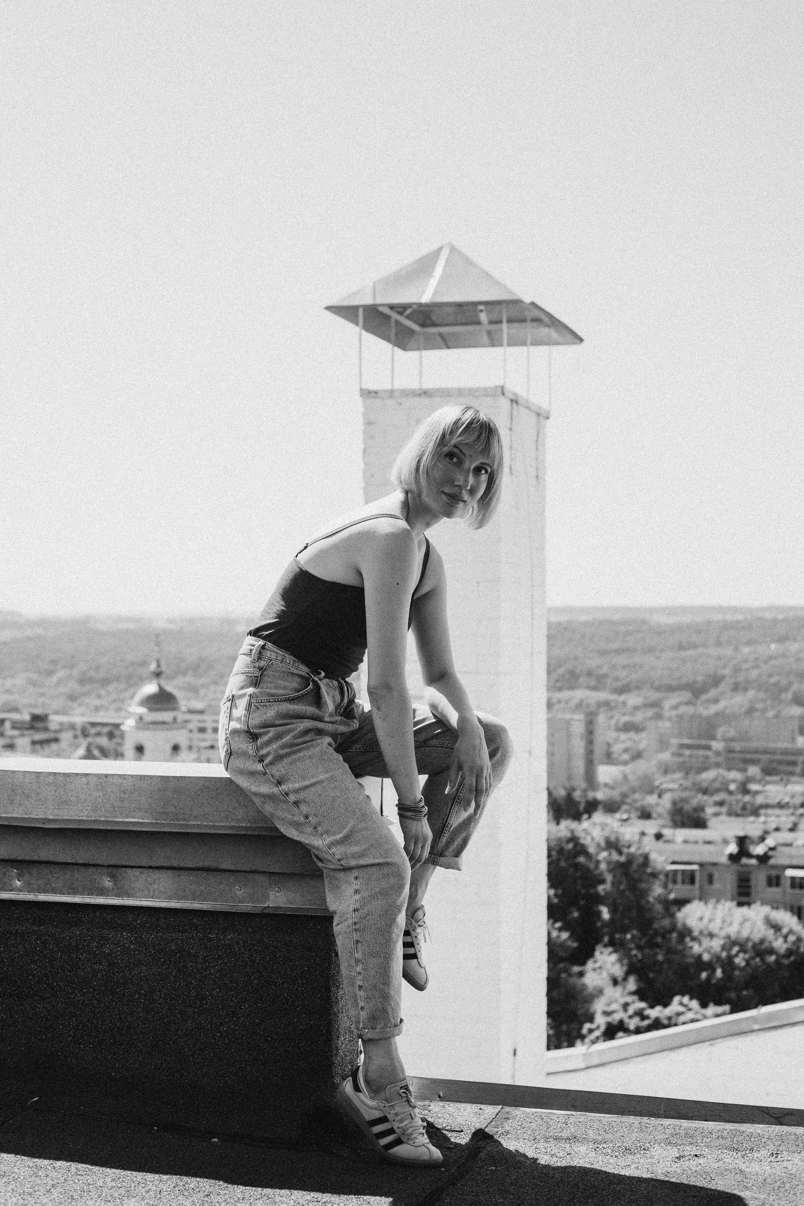 Уникальная съемка на крышах города. Авторский портрет для Ани. Ваш фотограф Любовь Чистякова