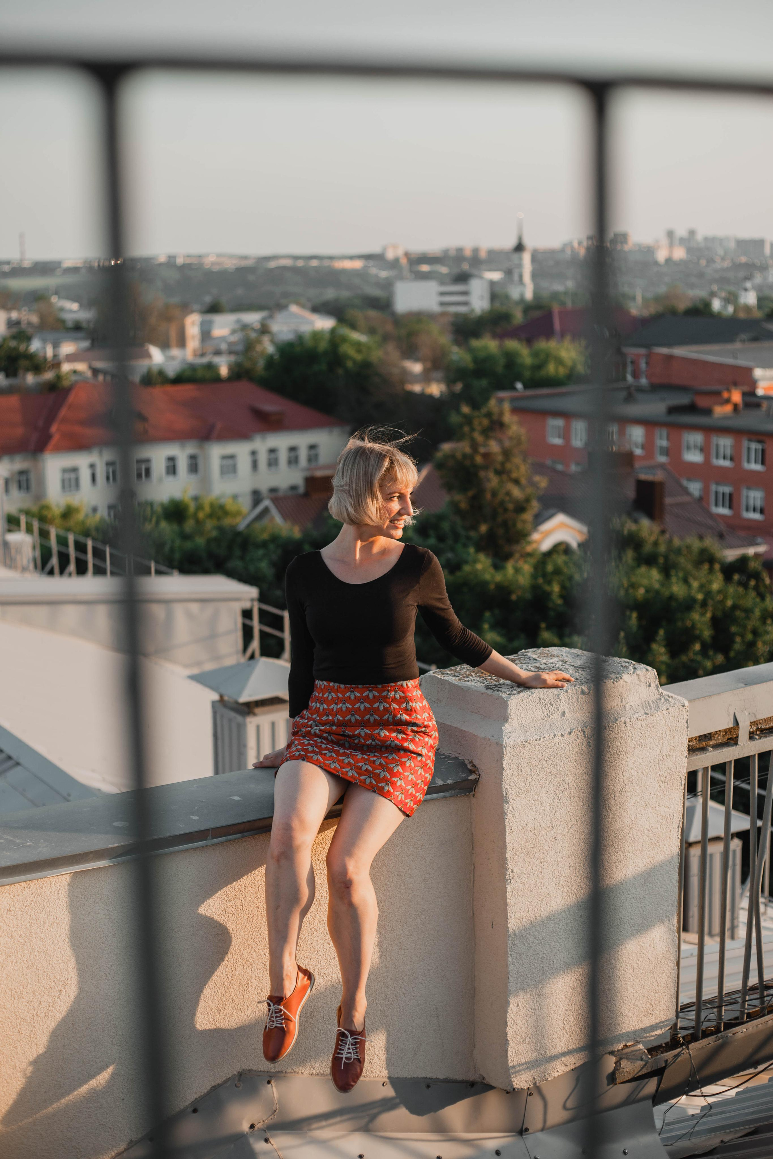 Уникальная съемка на крышах города. Авторский портрет для Ани. Ваш фотограф Любовь Чистякова