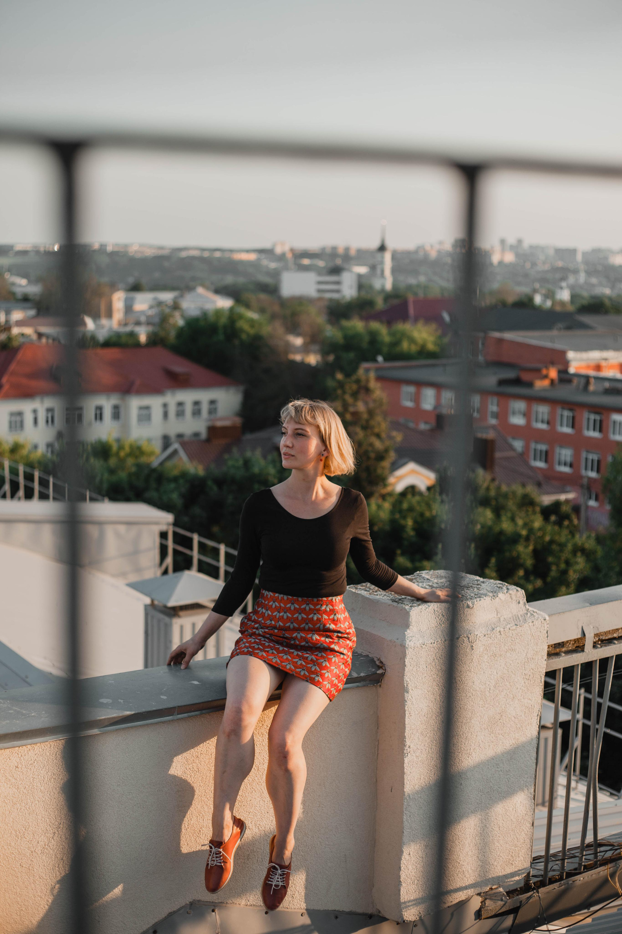 Уникальная съемка на крышах города. Авторский портрет для Ани. Ваш фотограф Любовь Чистякова