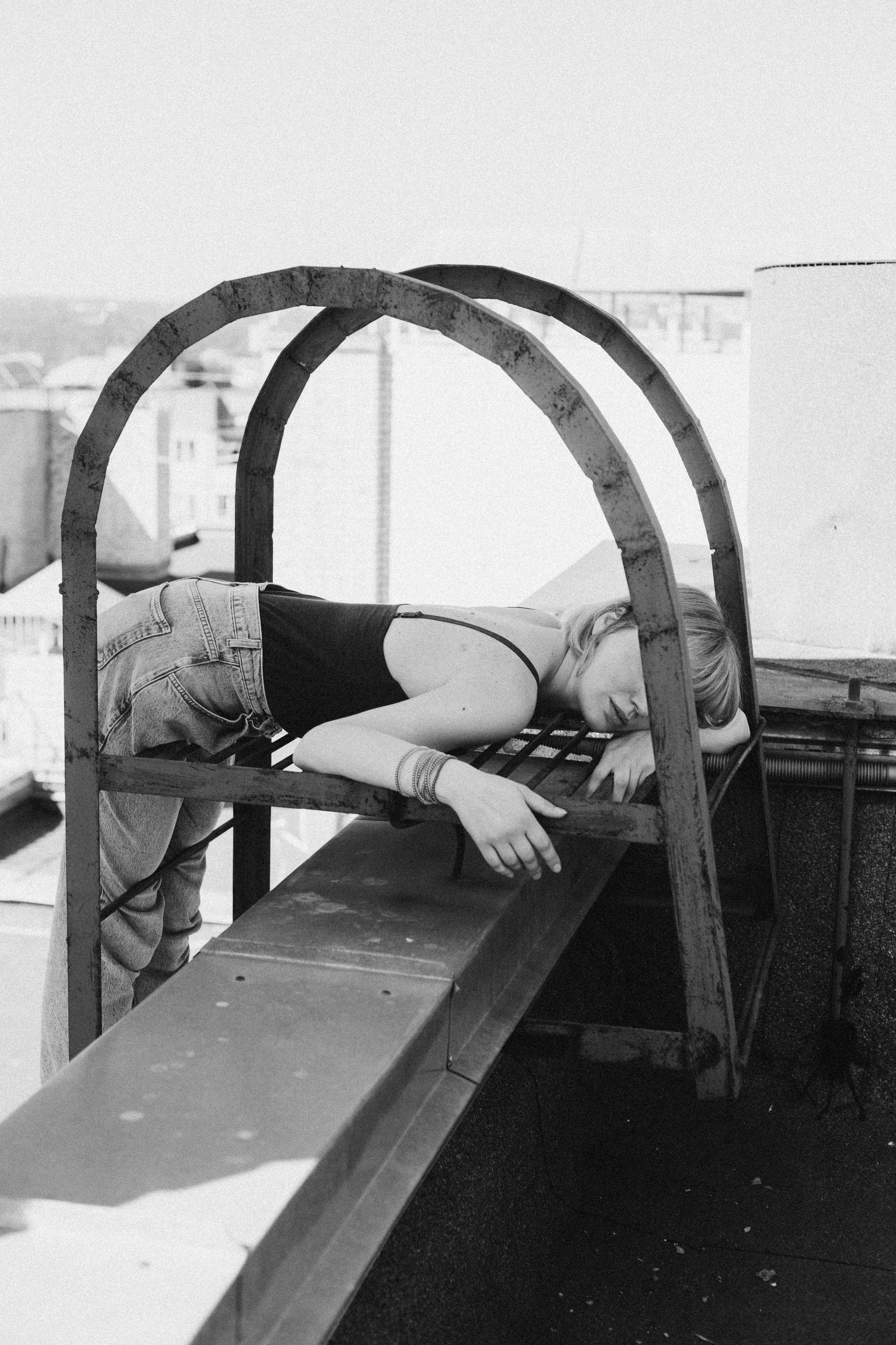 Уникальная съемка на крышах города. Авторский портрет для Ани. Ваш фотограф Любовь Чистякова