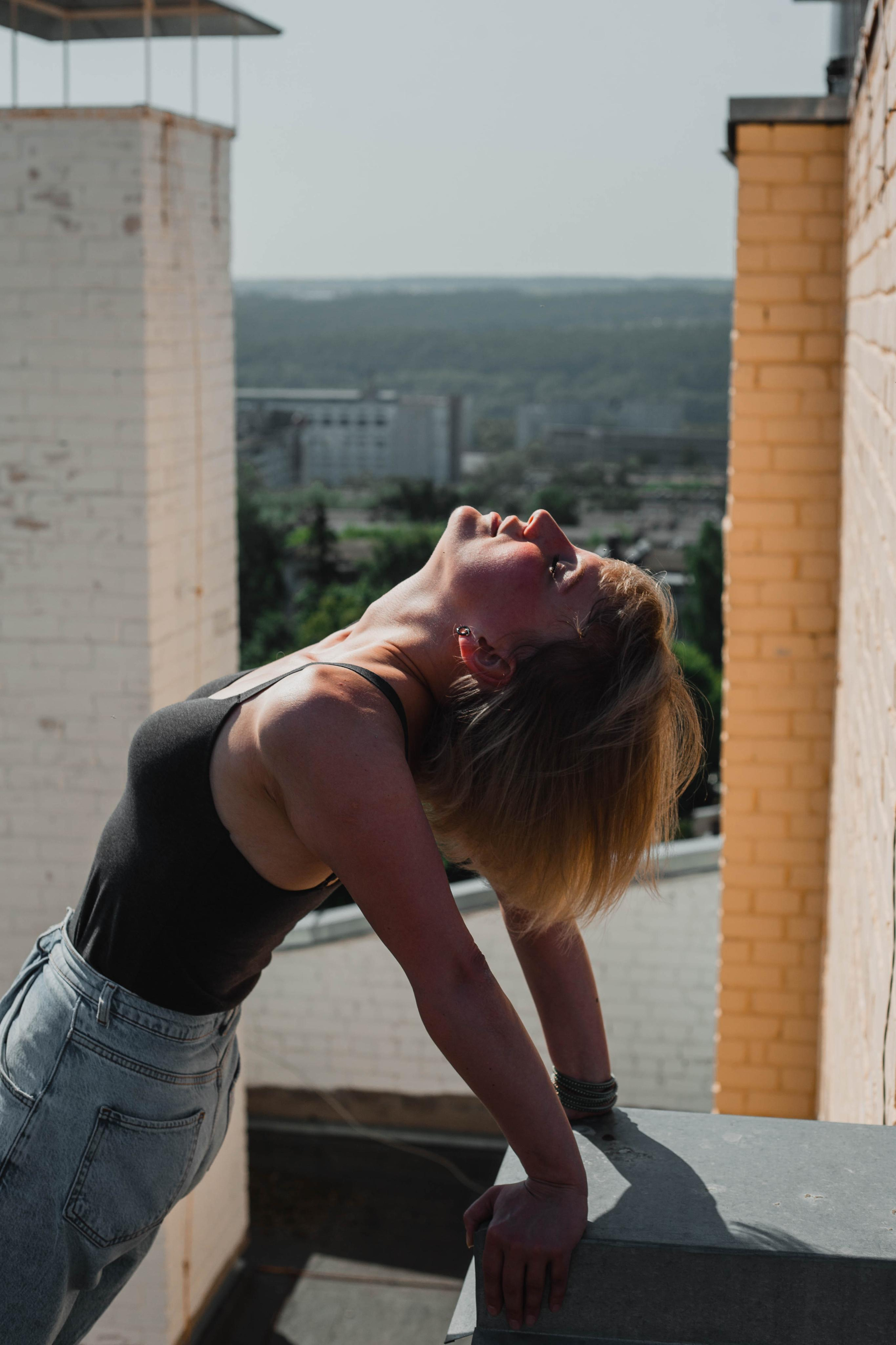 Уникальная съемка на крышах города. Авторский портрет для Ани. Ваш фотограф Любовь Чистякова