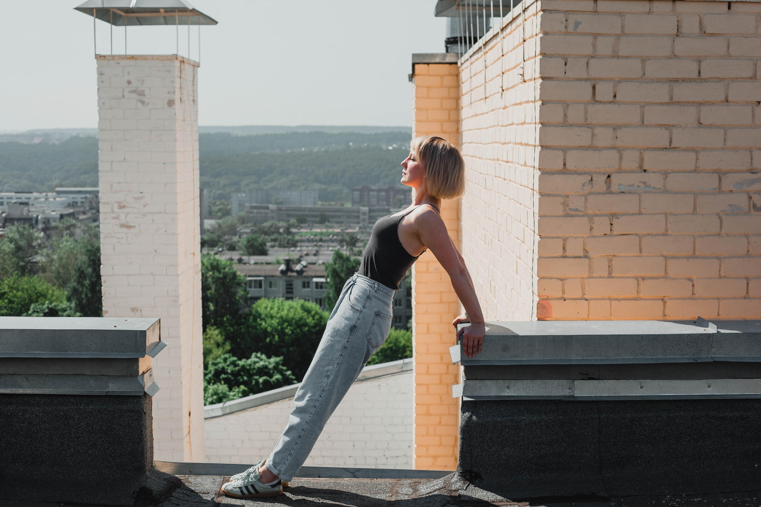 Уникальная съемка на крышах города. Авторский портрет для Ани. Ваш фотограф Любовь Чистякова