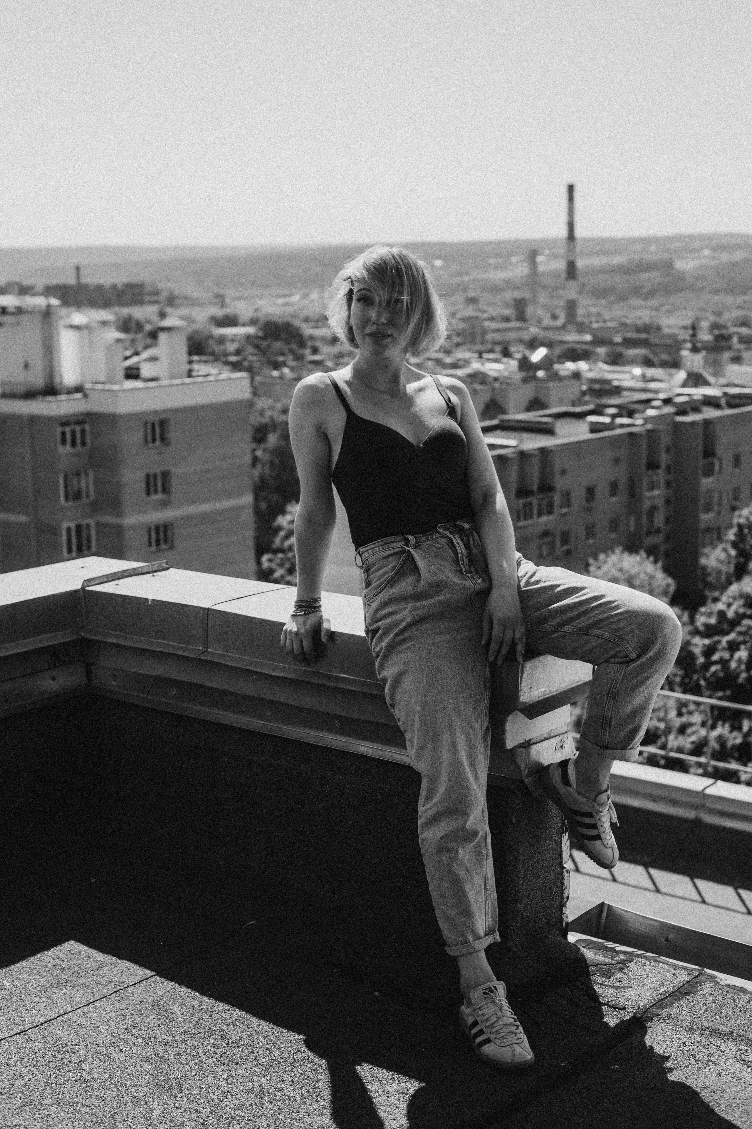 Уникальная съемка на крышах города. Авторский портрет для Ани. Ваш фотограф Любовь Чистякова