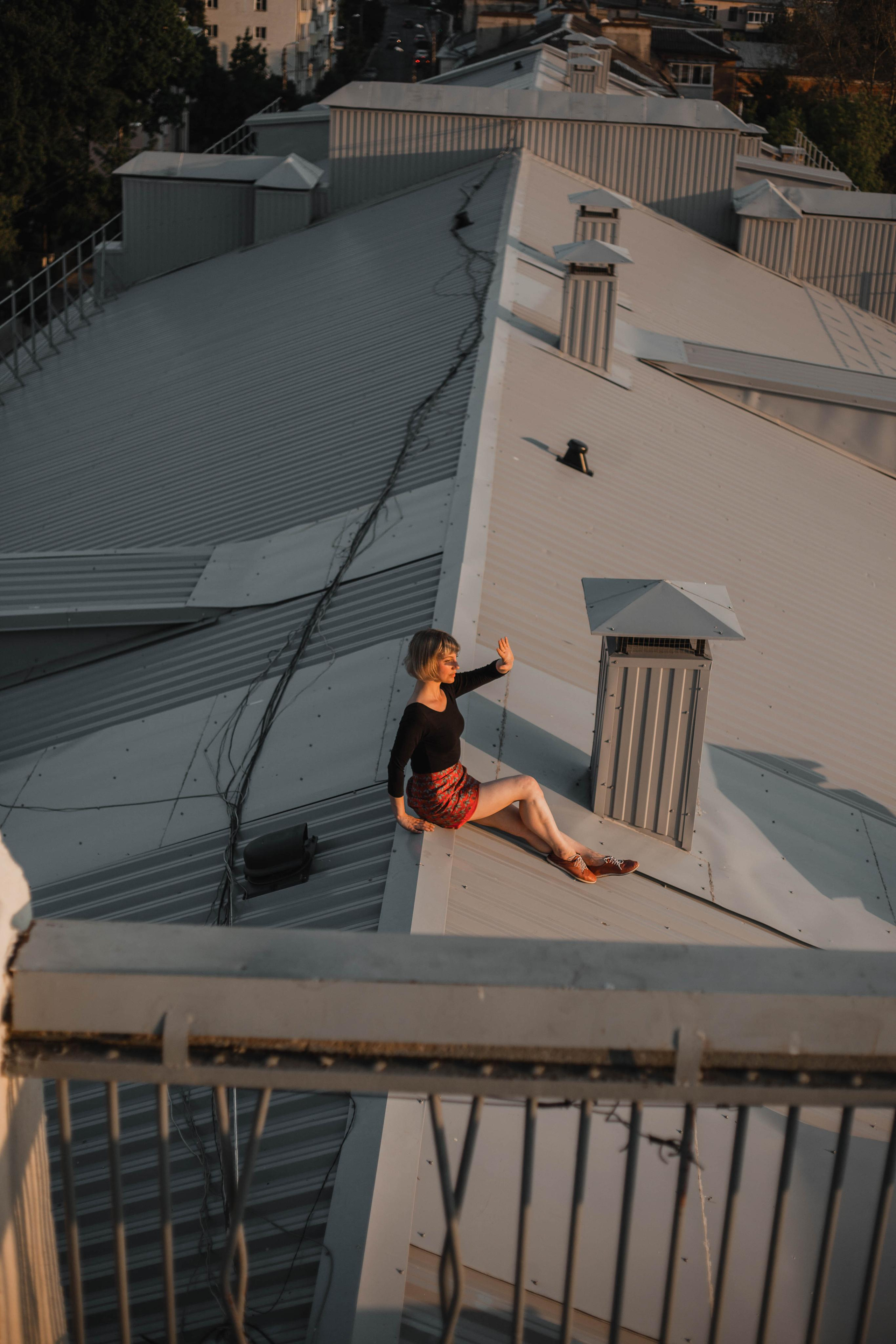 Уникальная съемка на крышах города. Авторский портрет для Ани. Ваш фотограф Любовь Чистякова