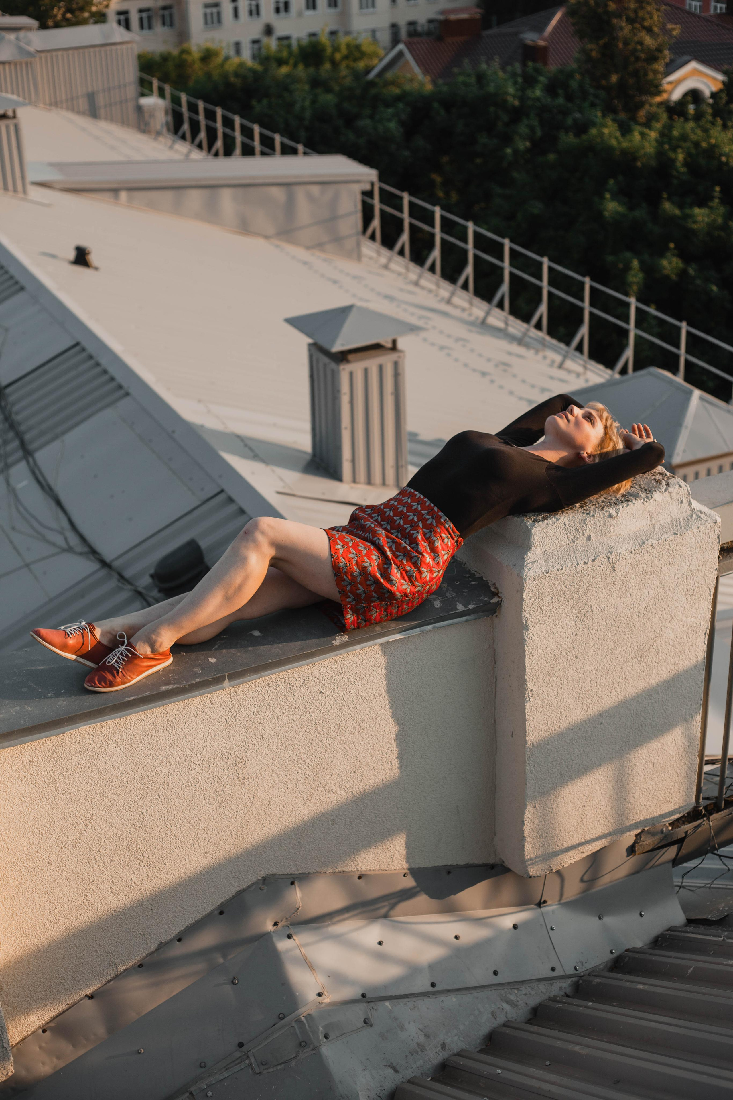 Уникальная съемка на крышах города. Авторский портрет для Ани. Ваш фотограф Любовь Чистякова