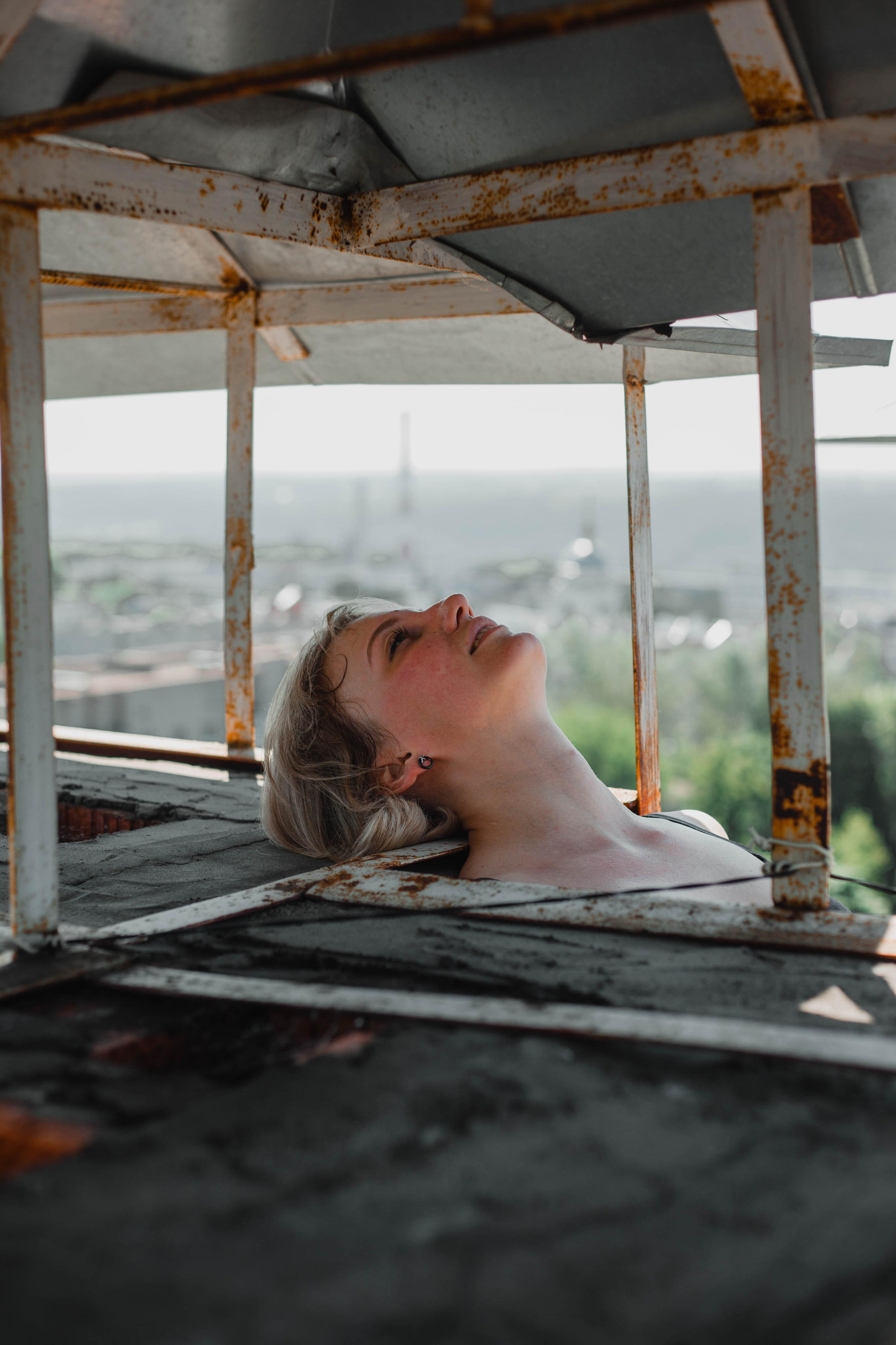 Уникальная съемка на крышах города. Авторский портрет для Ани. Ваш фотограф Любовь Чистякова