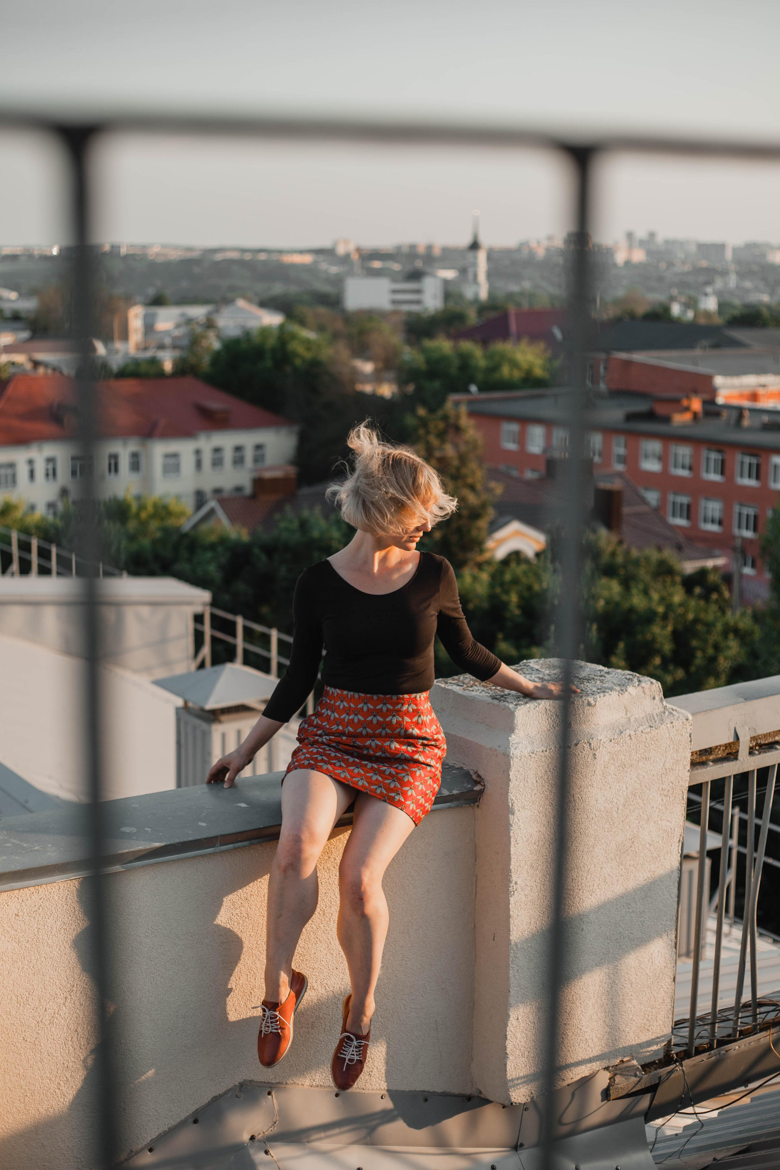 Уникальная съемка на крышах города. Авторский портрет для Ани. Ваш фотограф Любовь Чистякова