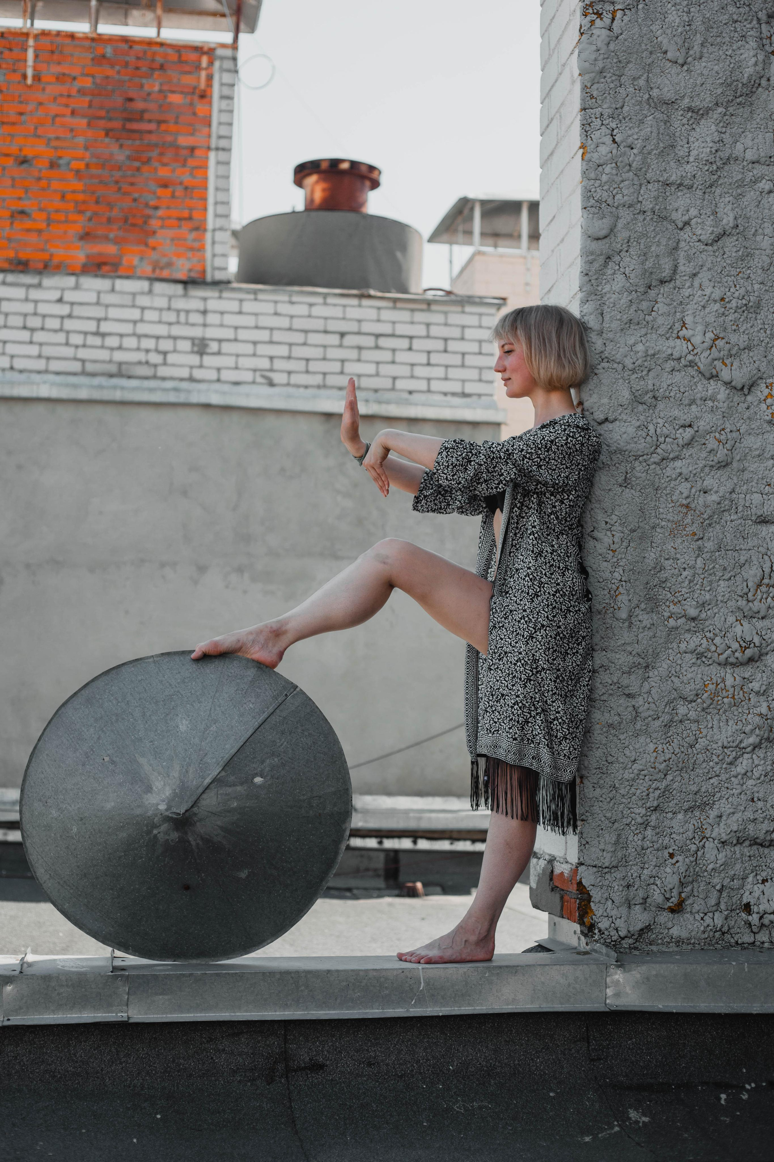 Уникальная съемка на крышах города. Авторский портрет для Ани. Ваш фотограф Любовь Чистякова