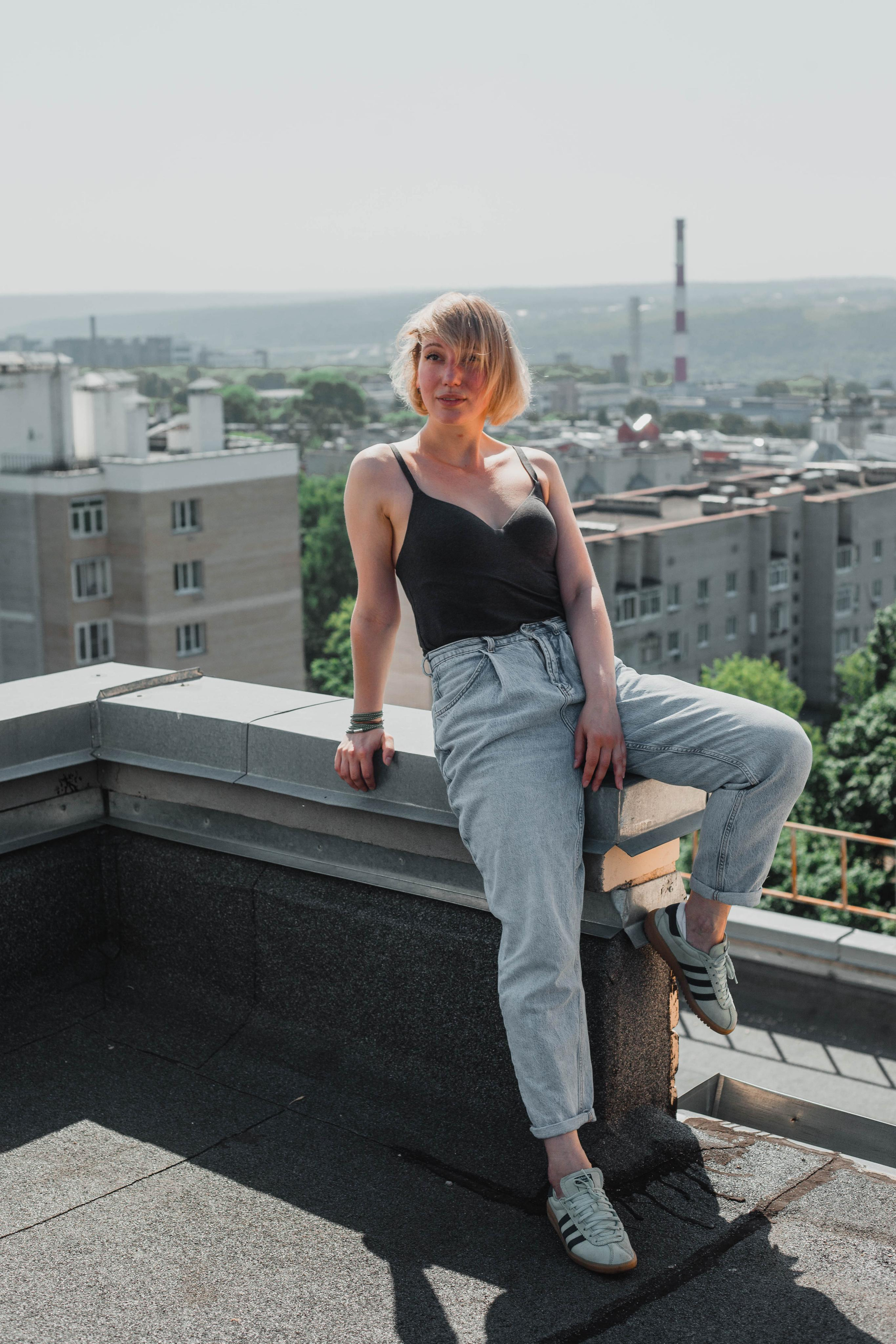 Уникальная съемка на крышах города. Авторский портрет для Ани. Ваш фотограф Любовь Чистякова