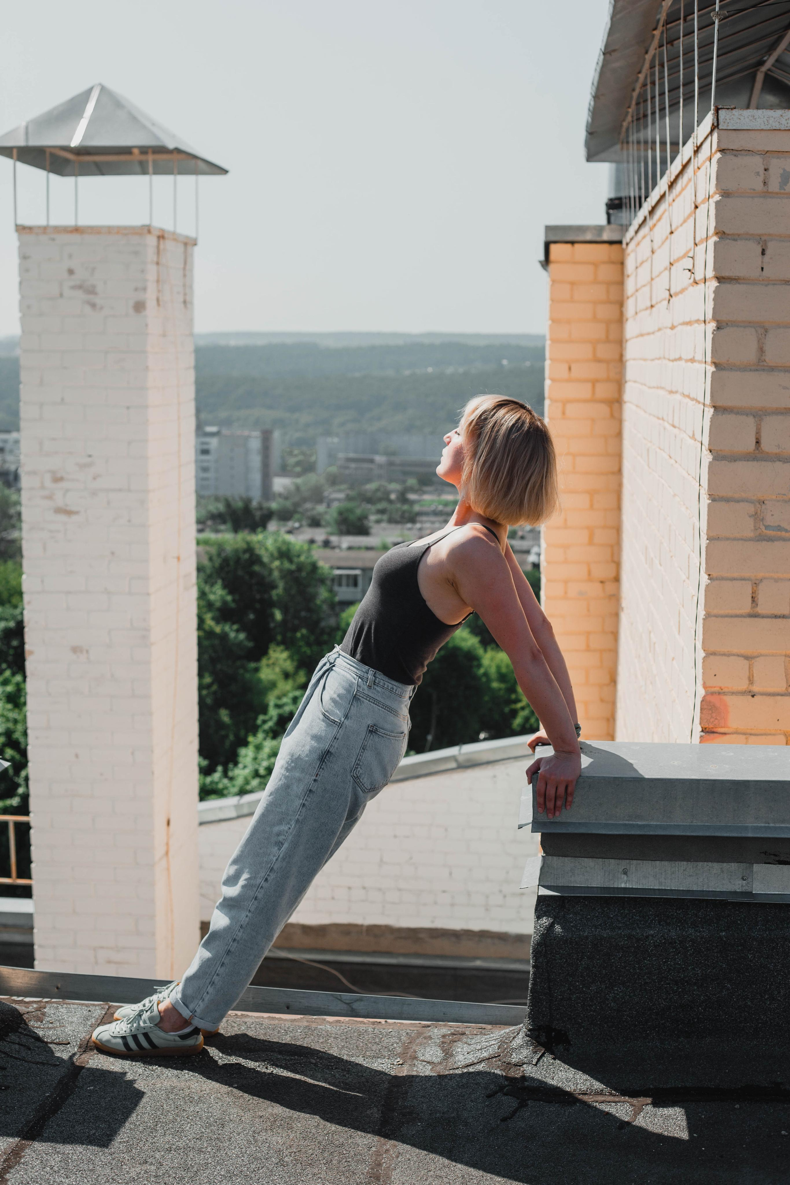 Уникальная съемка на крышах города. Авторский портрет для Ани. Ваш фотограф Любовь Чистякова