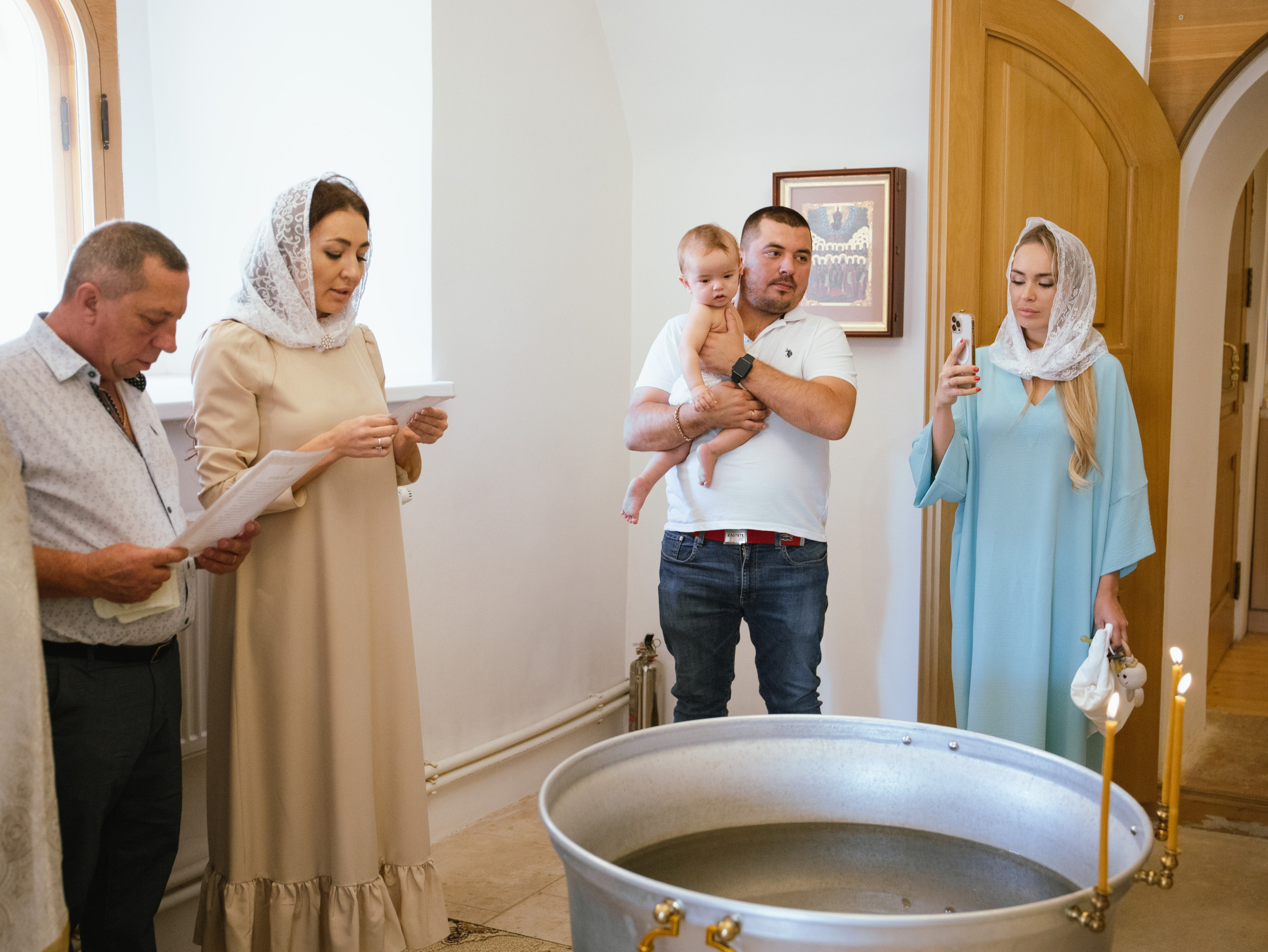 Крещение. Свадебный и семейный фотограф в Москве Мила Широких