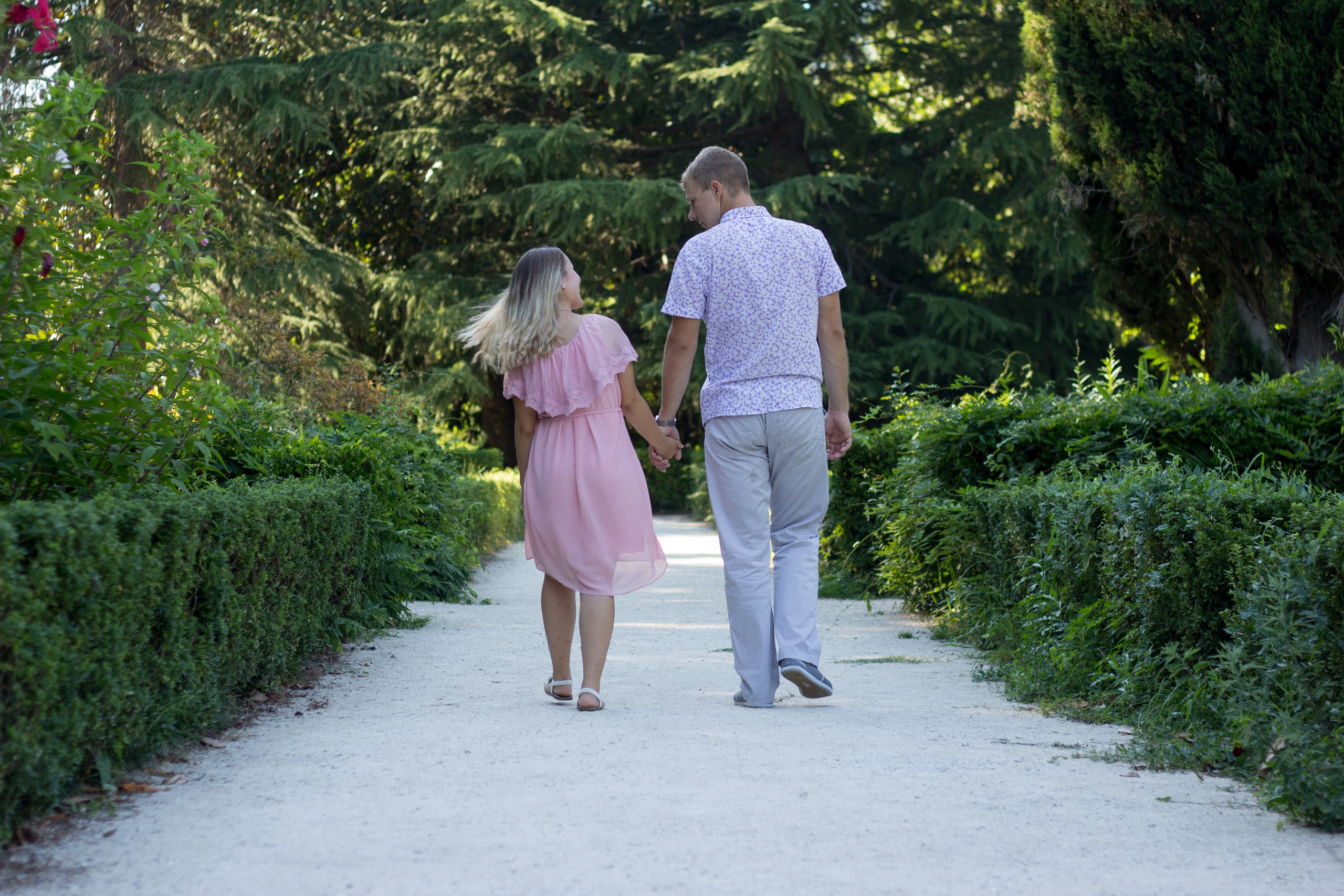Семейная фотосессия в парке. Фотограф в Сочи Тиунова Маргарита и Тиунов Евгений