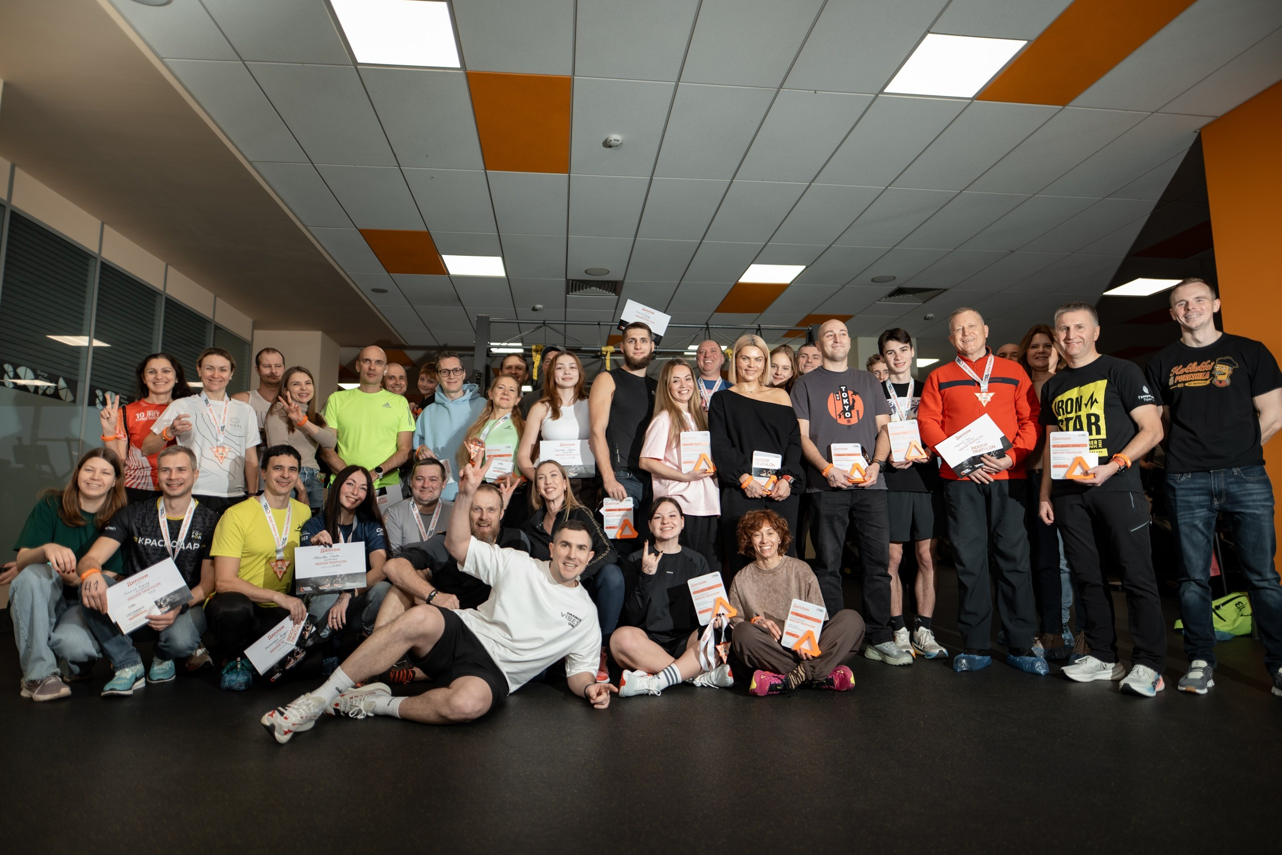 INDOOR TRIATHLON ORANGE FITNESS Триатлон 2026. Фотограф в Краснодаре Алена Горбунова