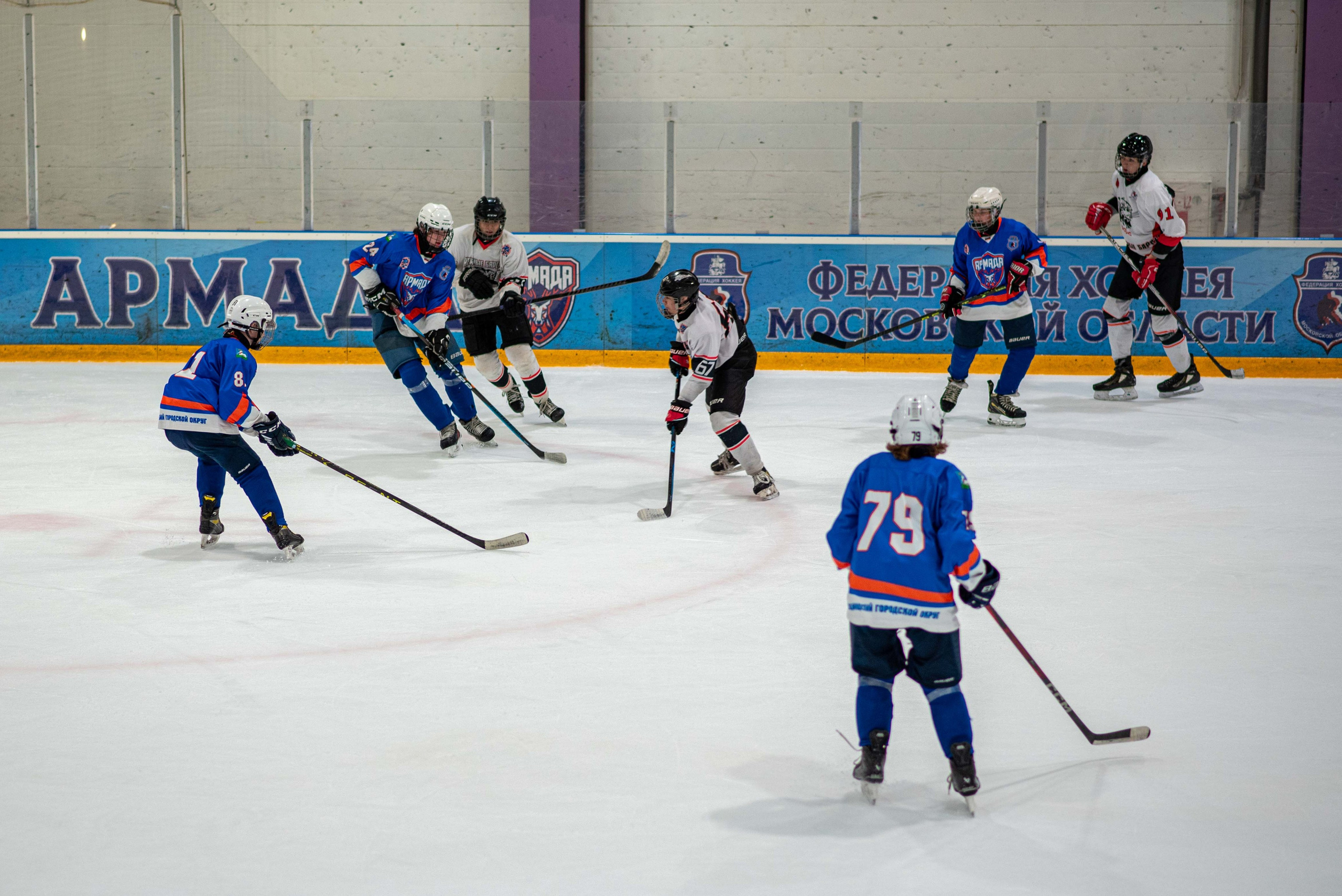 Хоккей. Фотограф Стеценко Наталия. Одинцово, Москва, Московская область