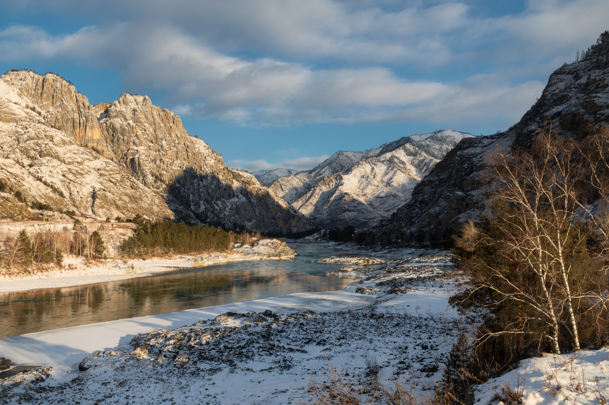 Ноябрьская нега. Чемальский район Республики Алтай, ноябрь 2025