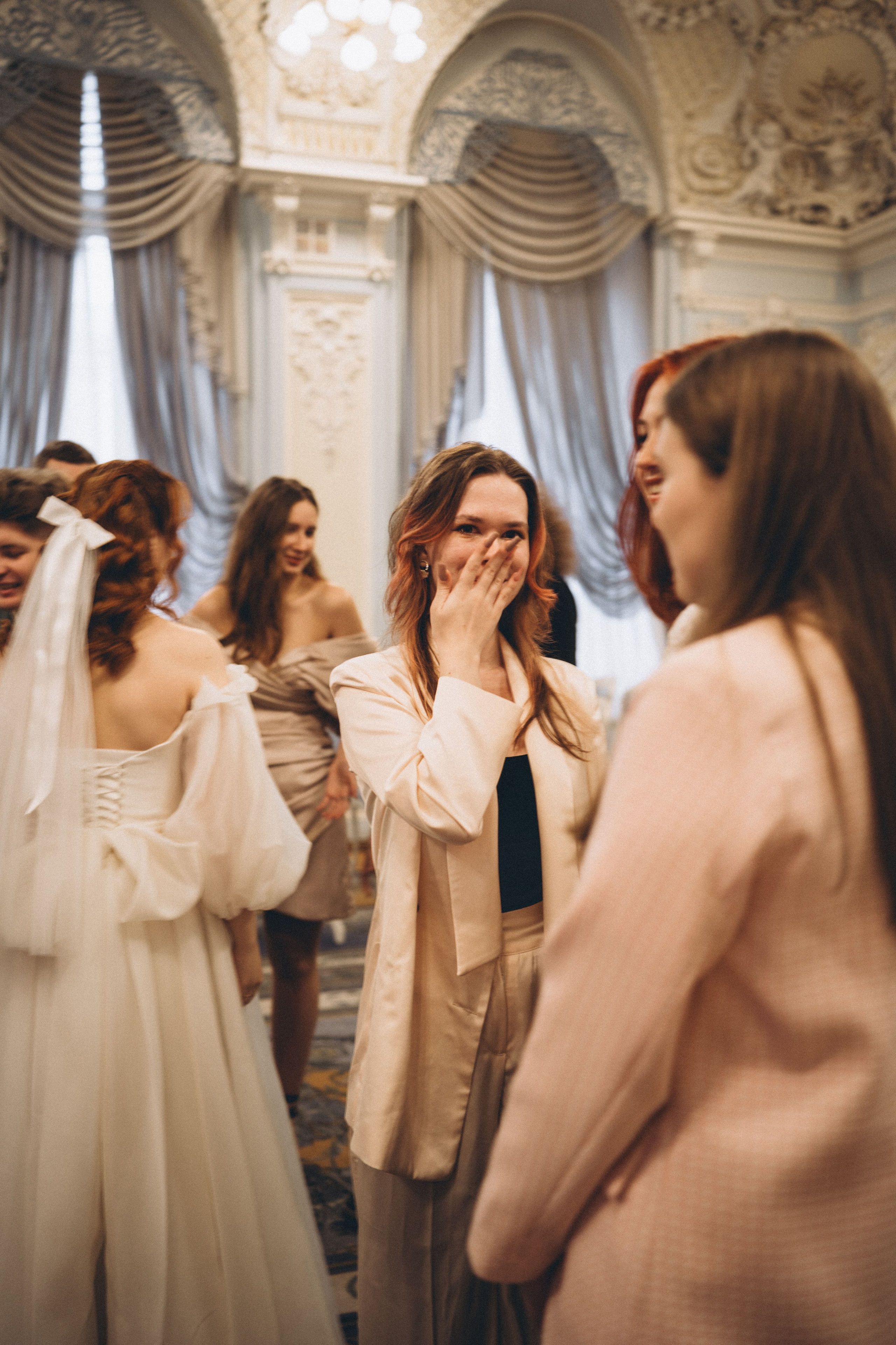 СВАДЕБНАЯ СЬЕМКА ВО ВТОРОМ ДВОРЦЕ С ГОСТЯМИ И ПРОГУЛКА В ТАВРИЧЕСКОМ САДУ. Профессиональный фотограф, Санкт-Петербург — Виктория Богомолова