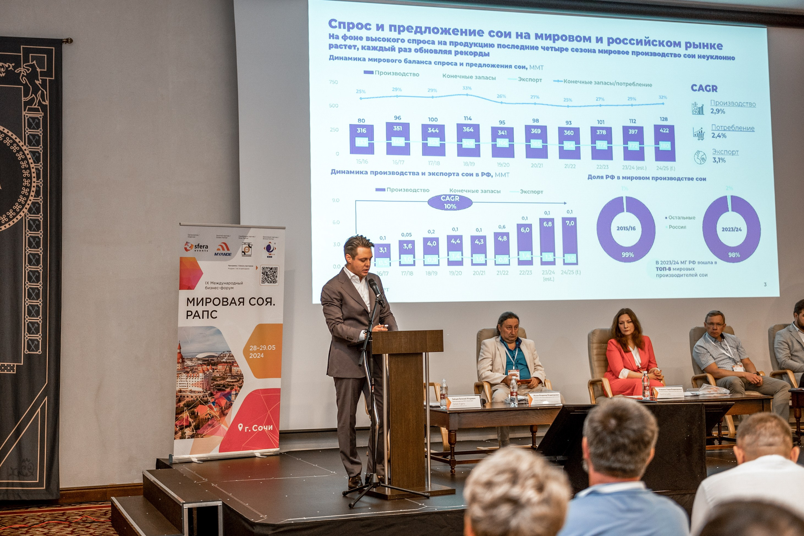 Международный бизнес-форум «Мировая соя. Рапс». Свадебный и семейный фотограф София Невская