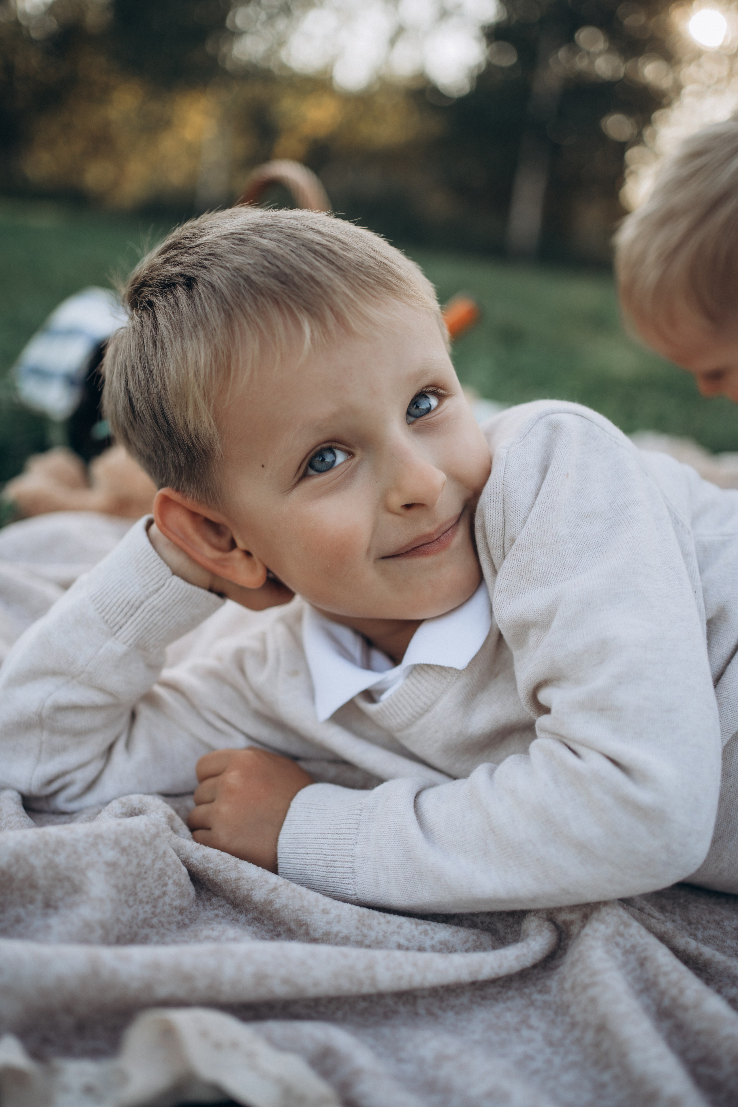 Прогулка в парке. Фотограф новорожденных и малышей до года в Москве Анастасия Соколова