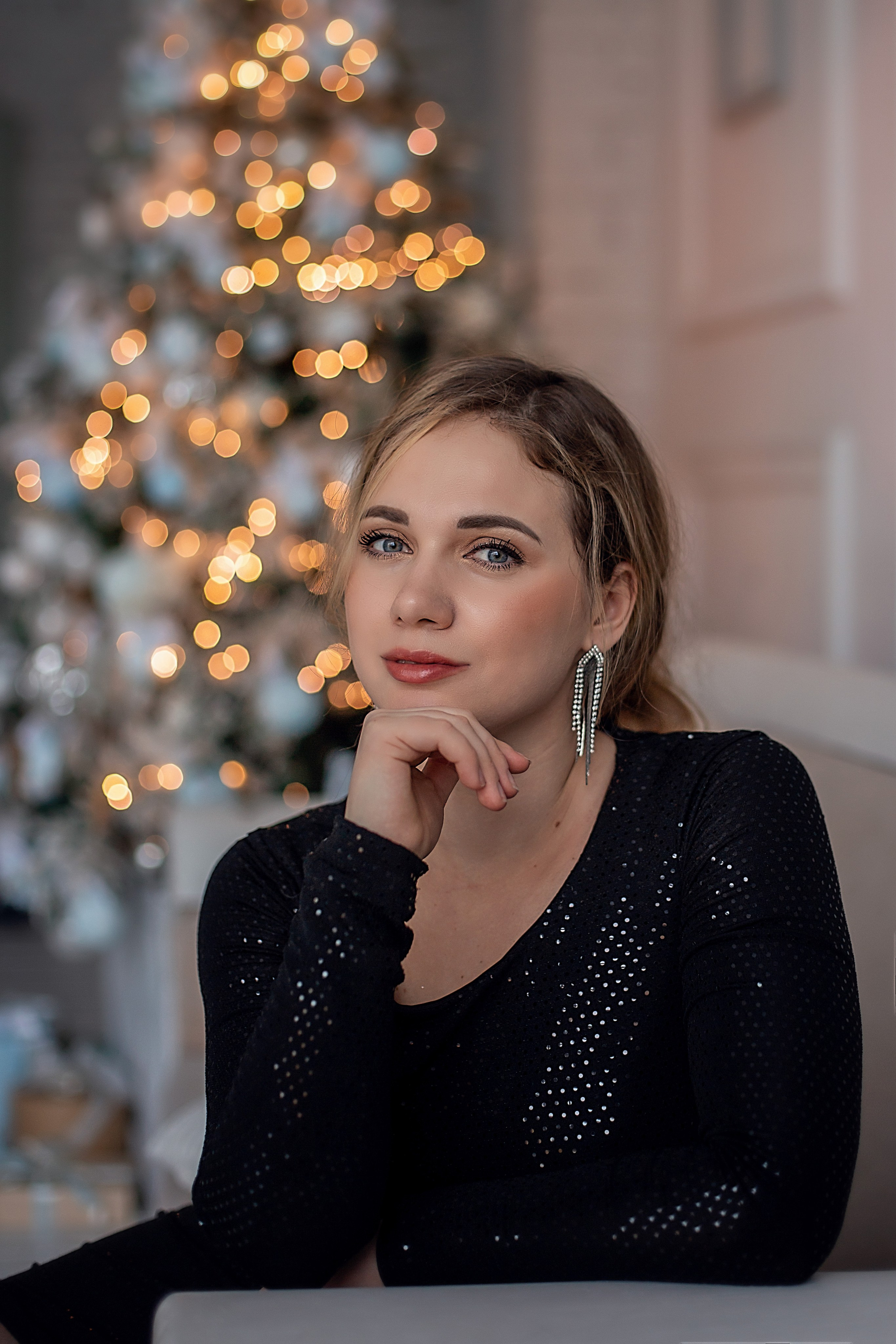 Новогодняя_Катюша с детьми. Семейный фотограф в Санкт-Петербурге