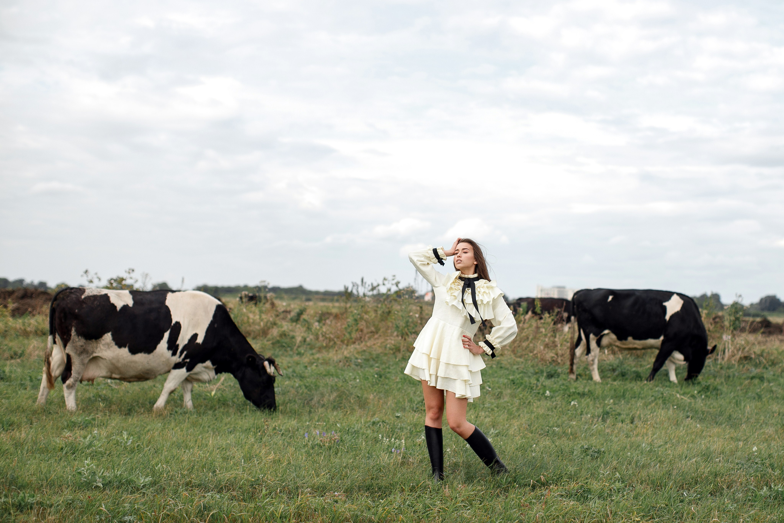 Фотосессия Полины у маяка. Свадебный фотограф Москва