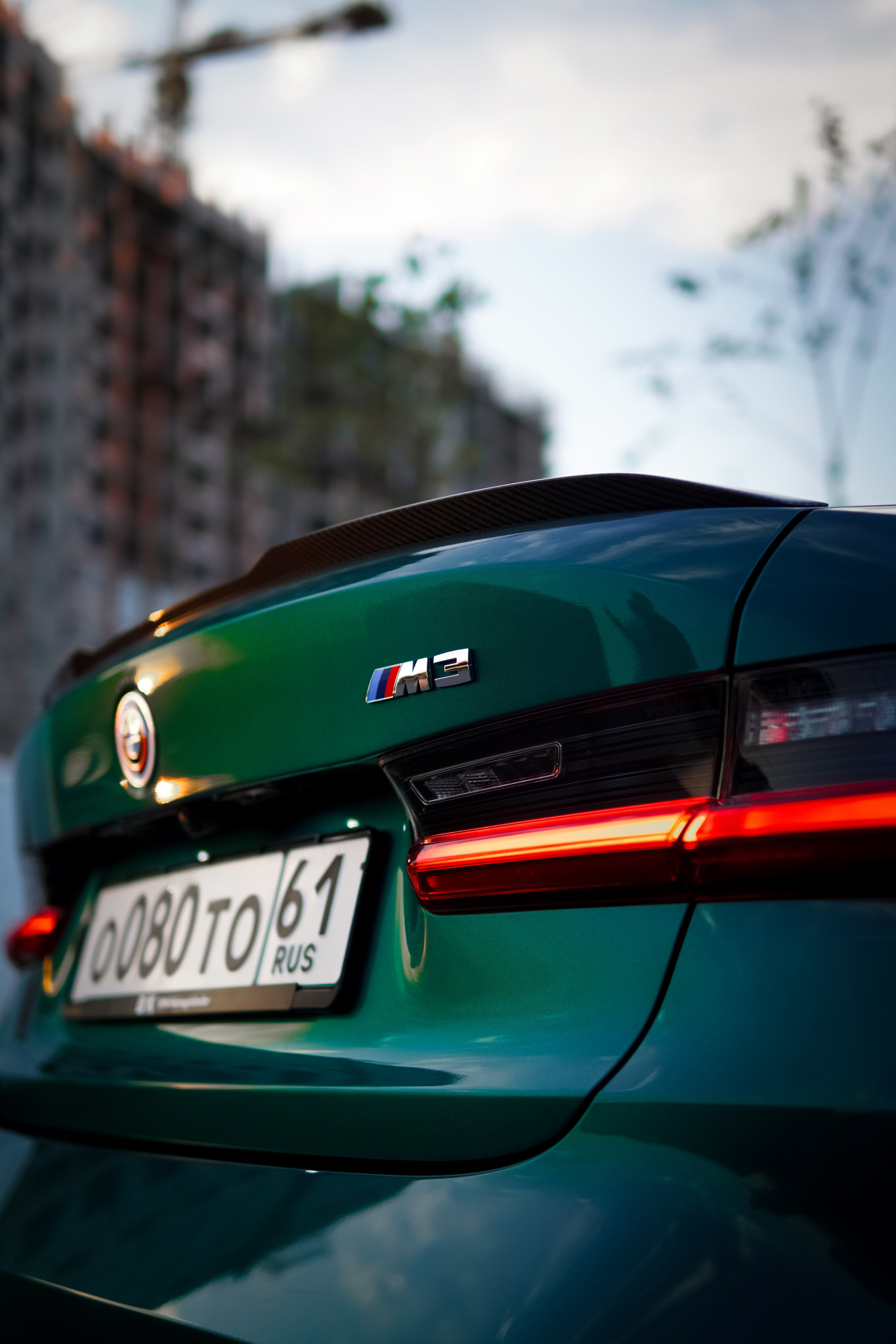 BMW M3 G80 green. AutoAlexArt