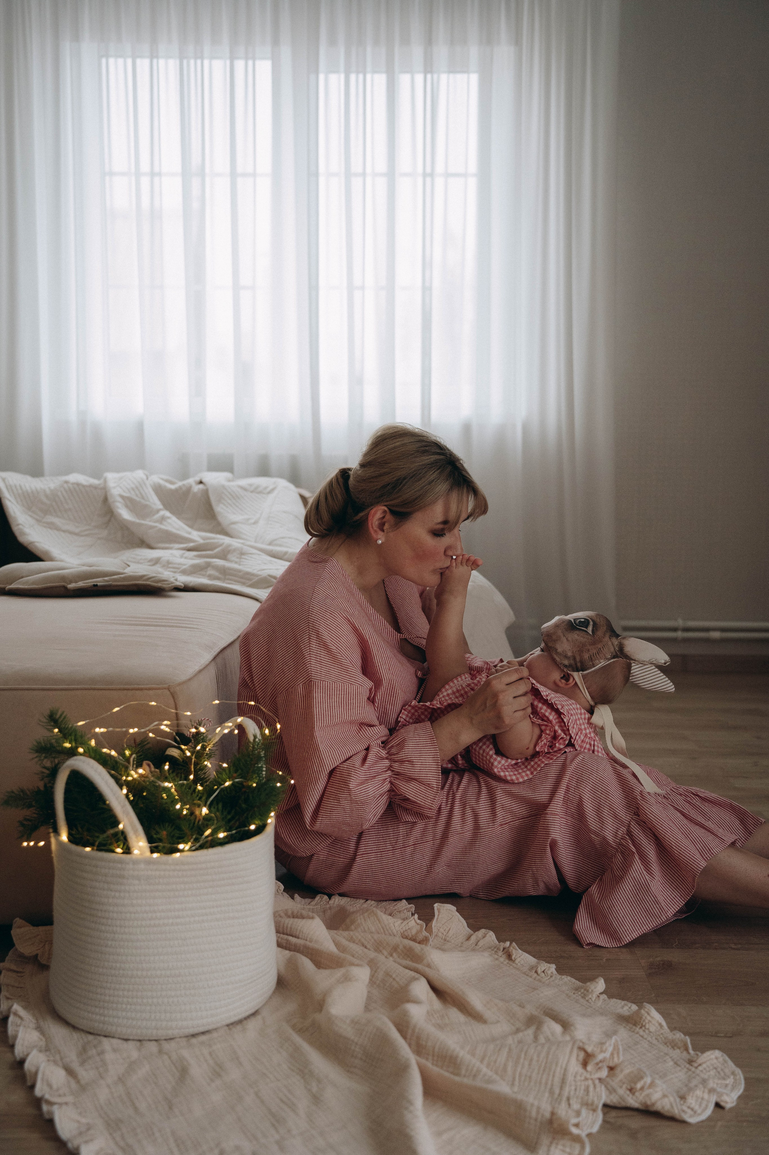 Новый год Юля Варвара. Семейный фотограф — Волгоград