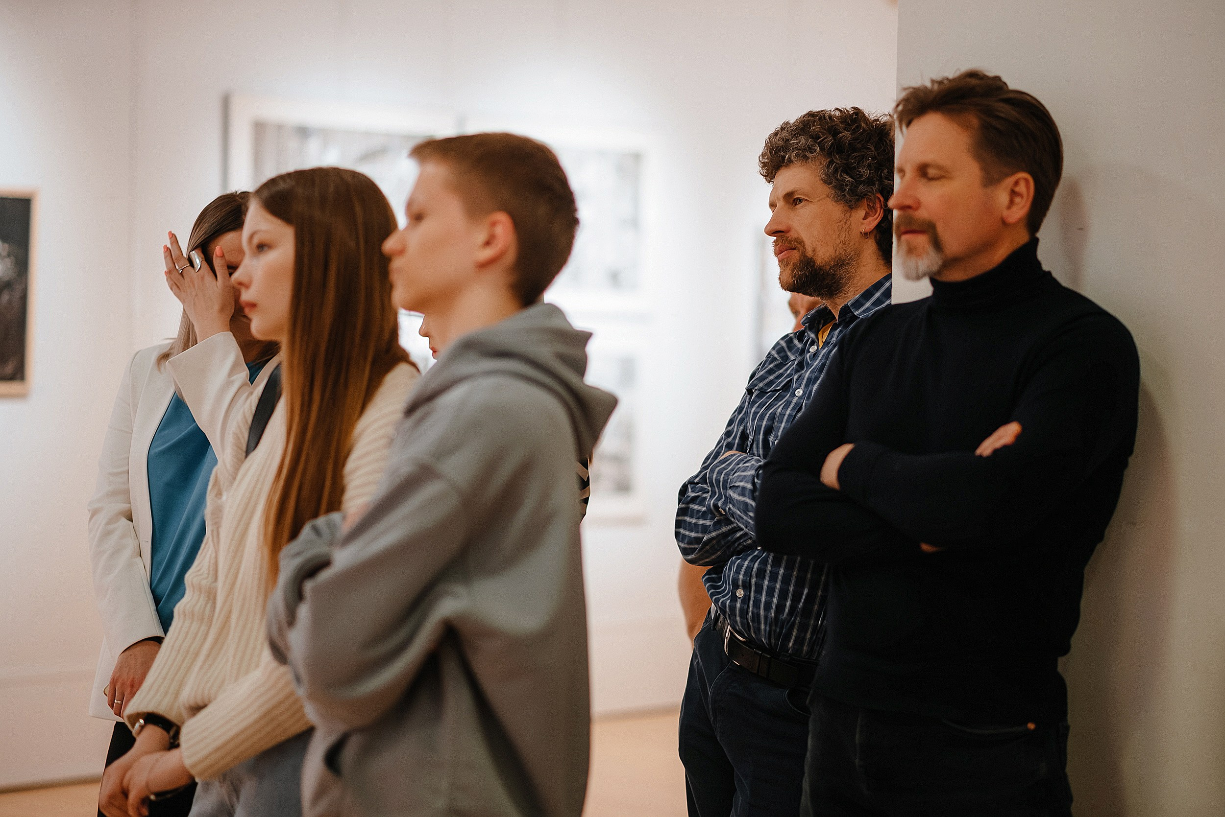 26.03.2024 | Галерея современного искусства «Красный Мост». Открытие выставки «Светлый день, но вдруг.». Фотограф Роман Рудаков