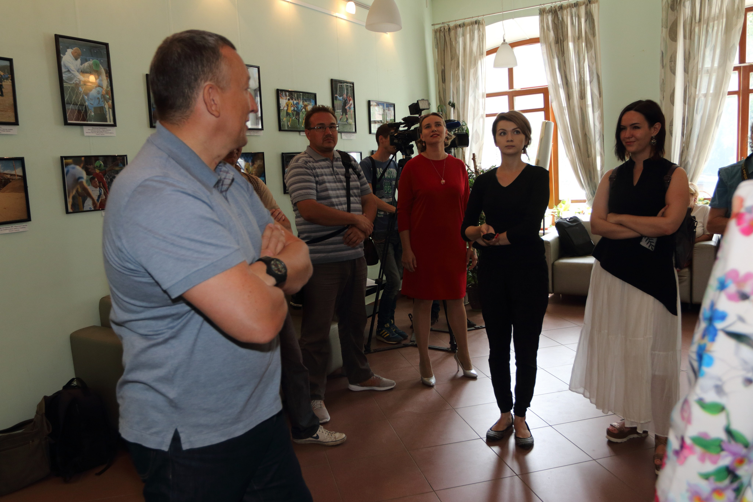 11.08.2017 Открытие фотовыставки «Большой футбол на Волге». Фотообъединение Самарского областного отделения Союза журналистов России