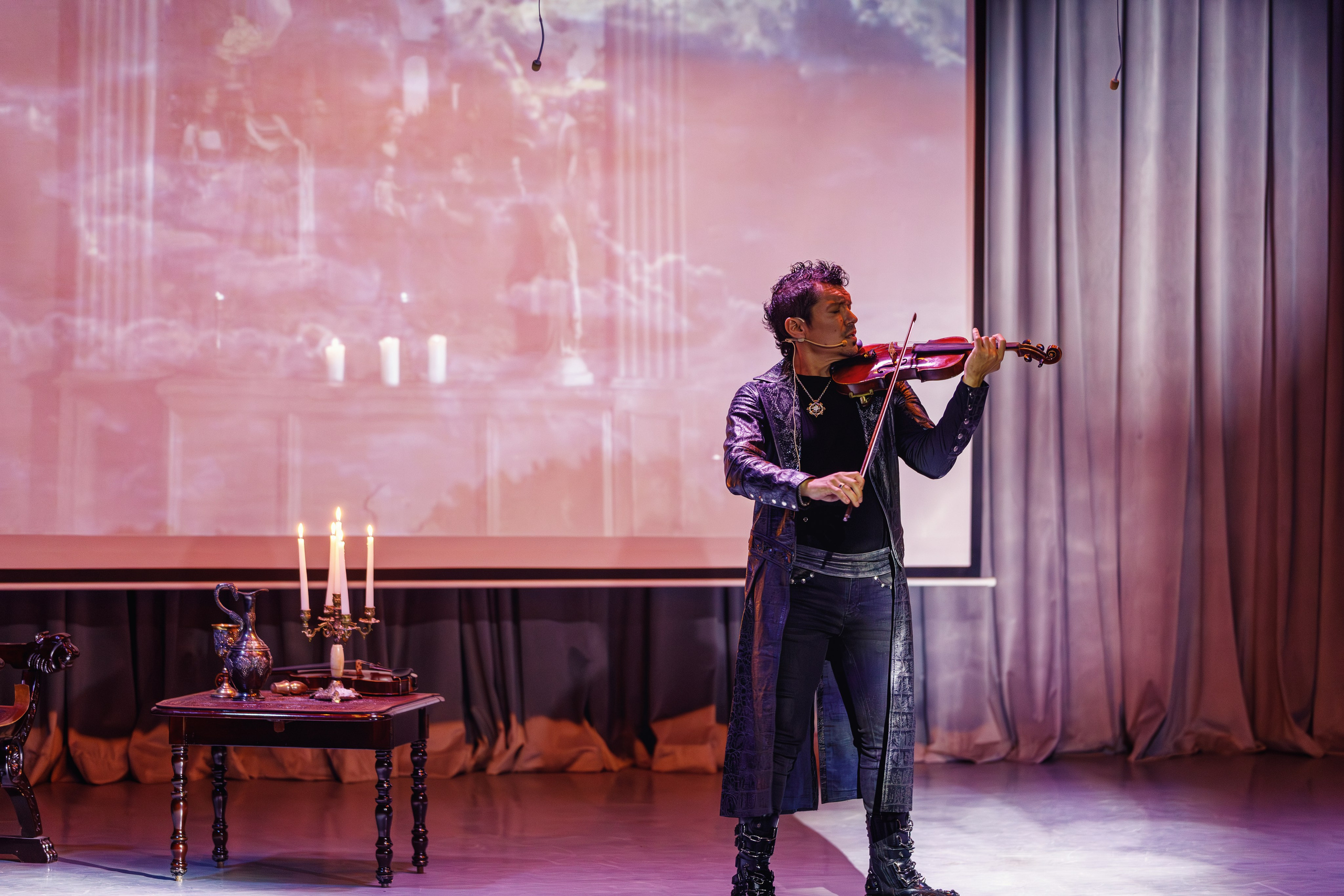 Мюзикл. Скрипка Паганини. Бэкстейдж. Фотограф портретист в Троицке и Москве Иван Парусиди