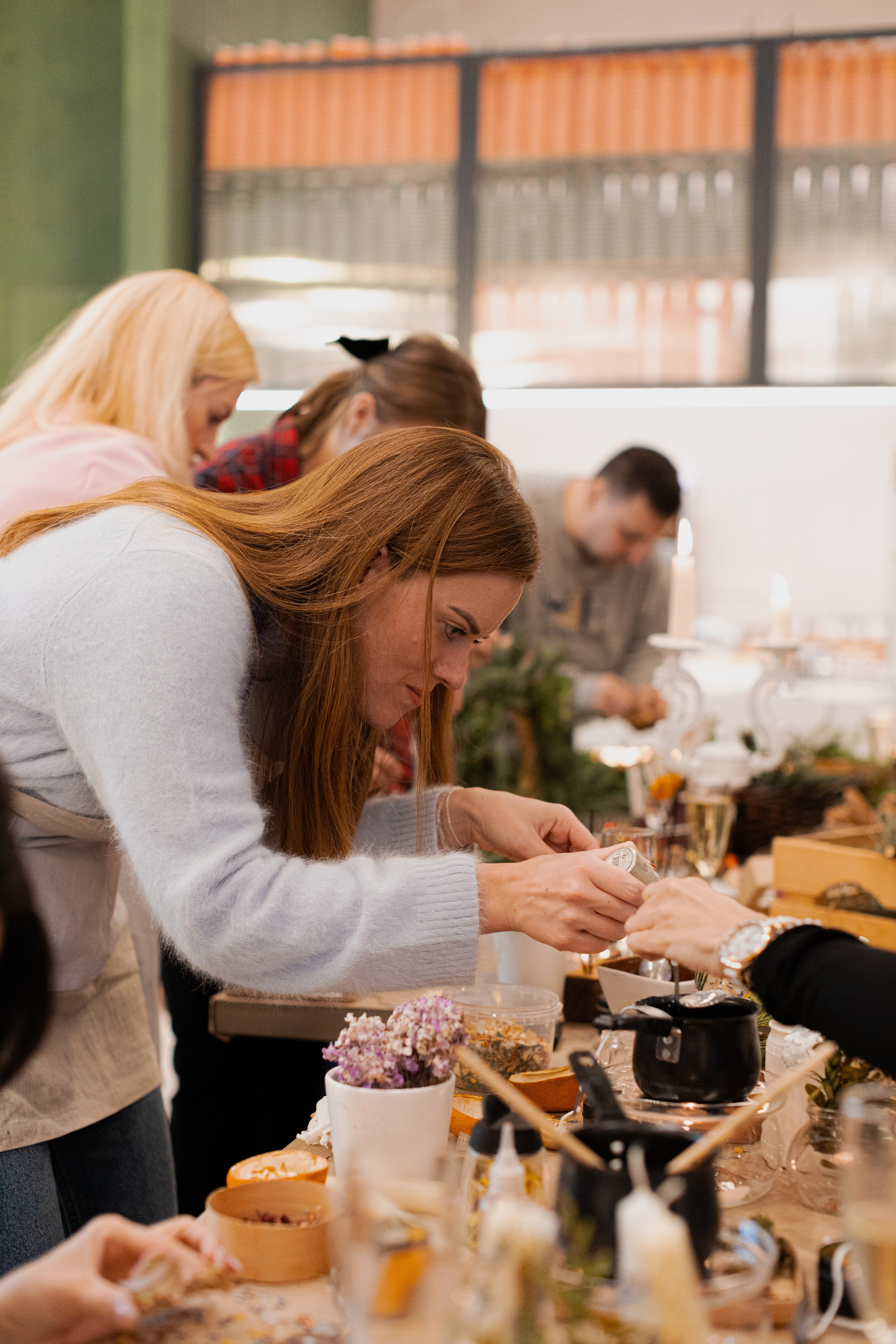 Мк свечи и венок (новогодний корпоратив). Анастасия Ракчеева Художник