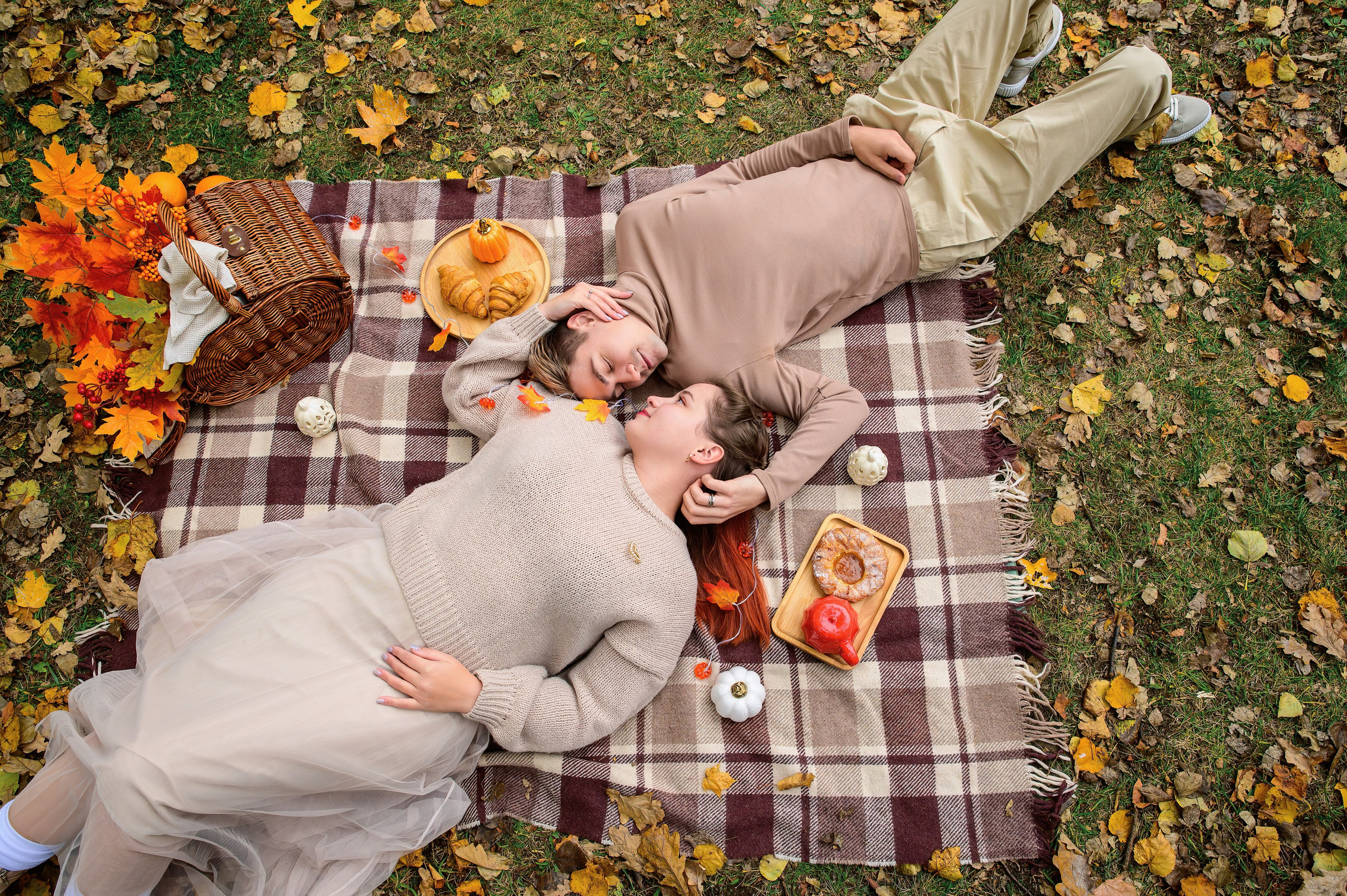 Осенний пикник. Профессиональный фотограф в Санкт-Петербурге