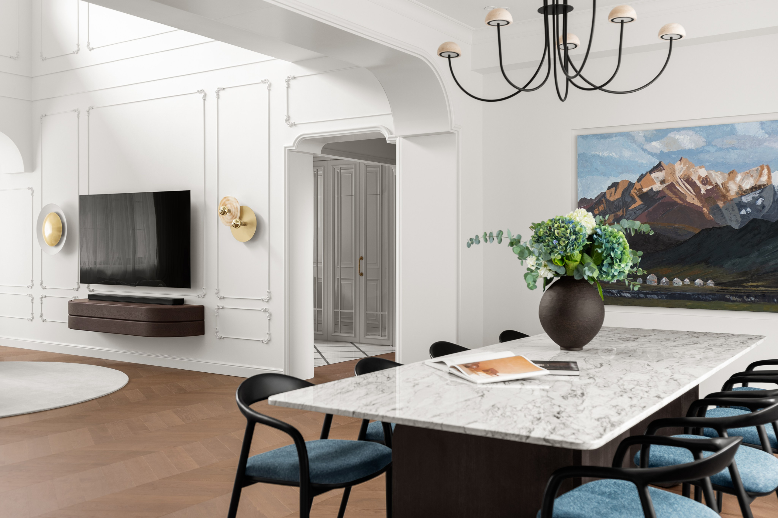 Профессиональная фотосъёмка дизайна интерьера коттеджа в г. Алматы. Роман Якунин — интерьерный фотограф в Алматы