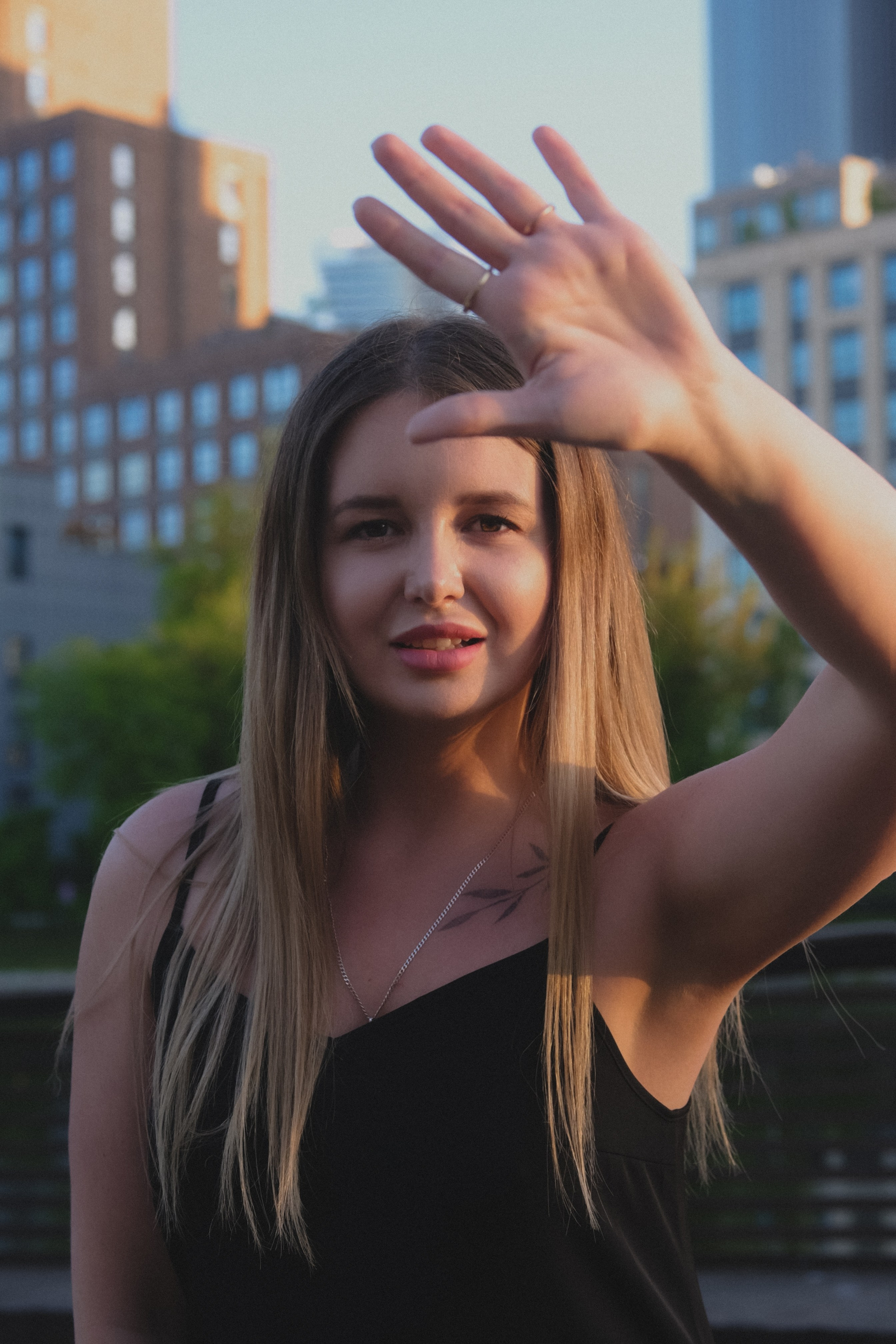 На фоне Сити. Фотограф и контентмейкер Света Лето | Москва, МО