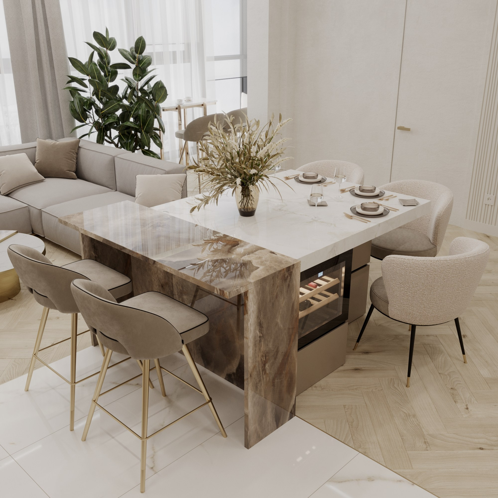 Двух ярусная квартира 120 кв.м в ЖК «Арбат». Персональный фотограф Москва