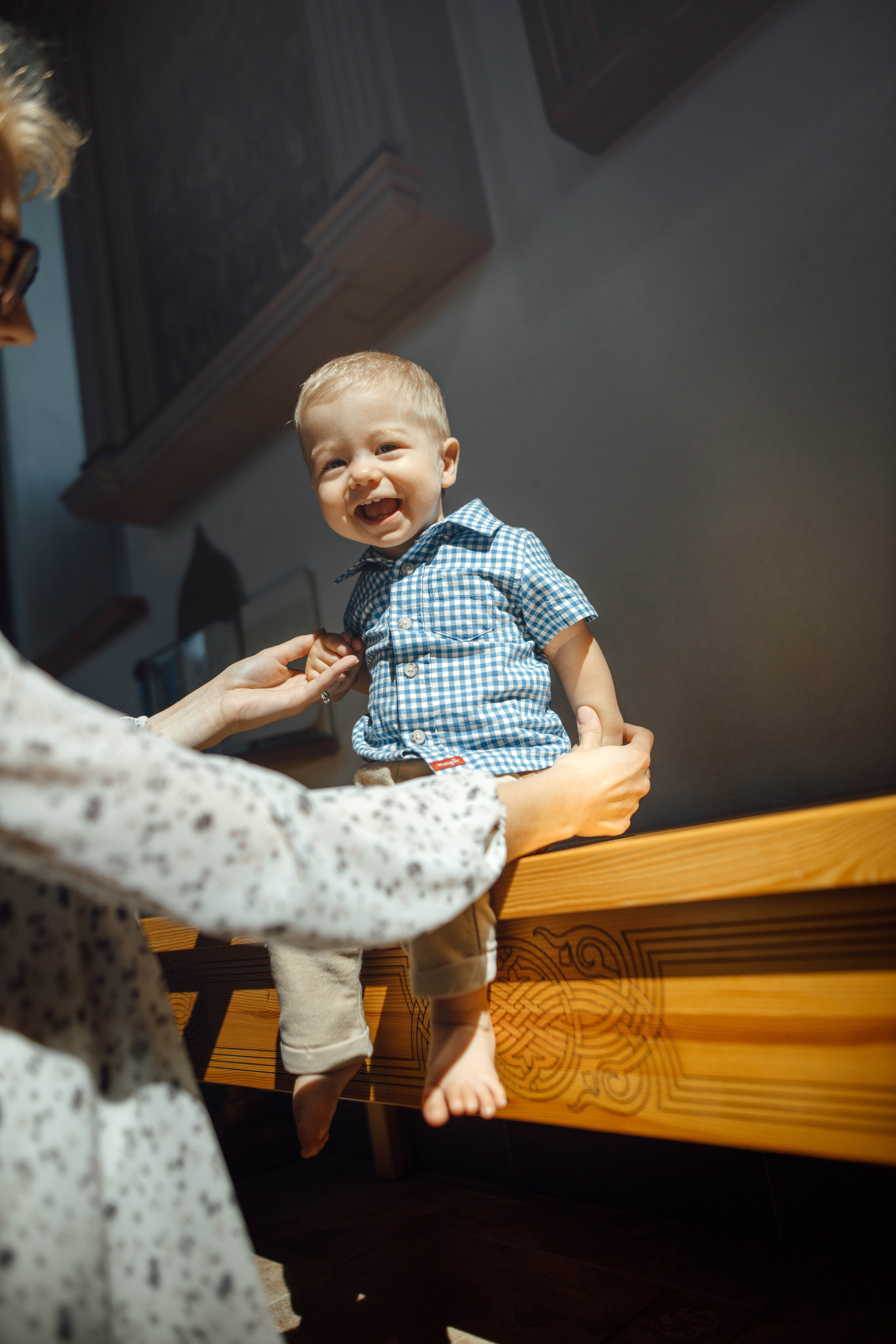 Крещение Энвера (Михаила), д. Колядищи, храм Успения Пр. Богородицы, август 2025