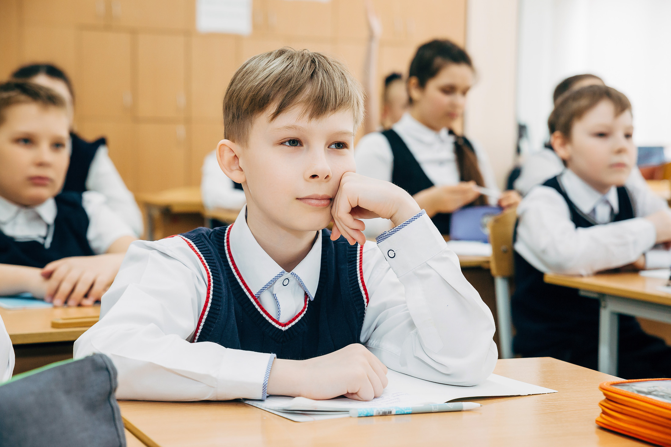 Младшие классы. На уроке