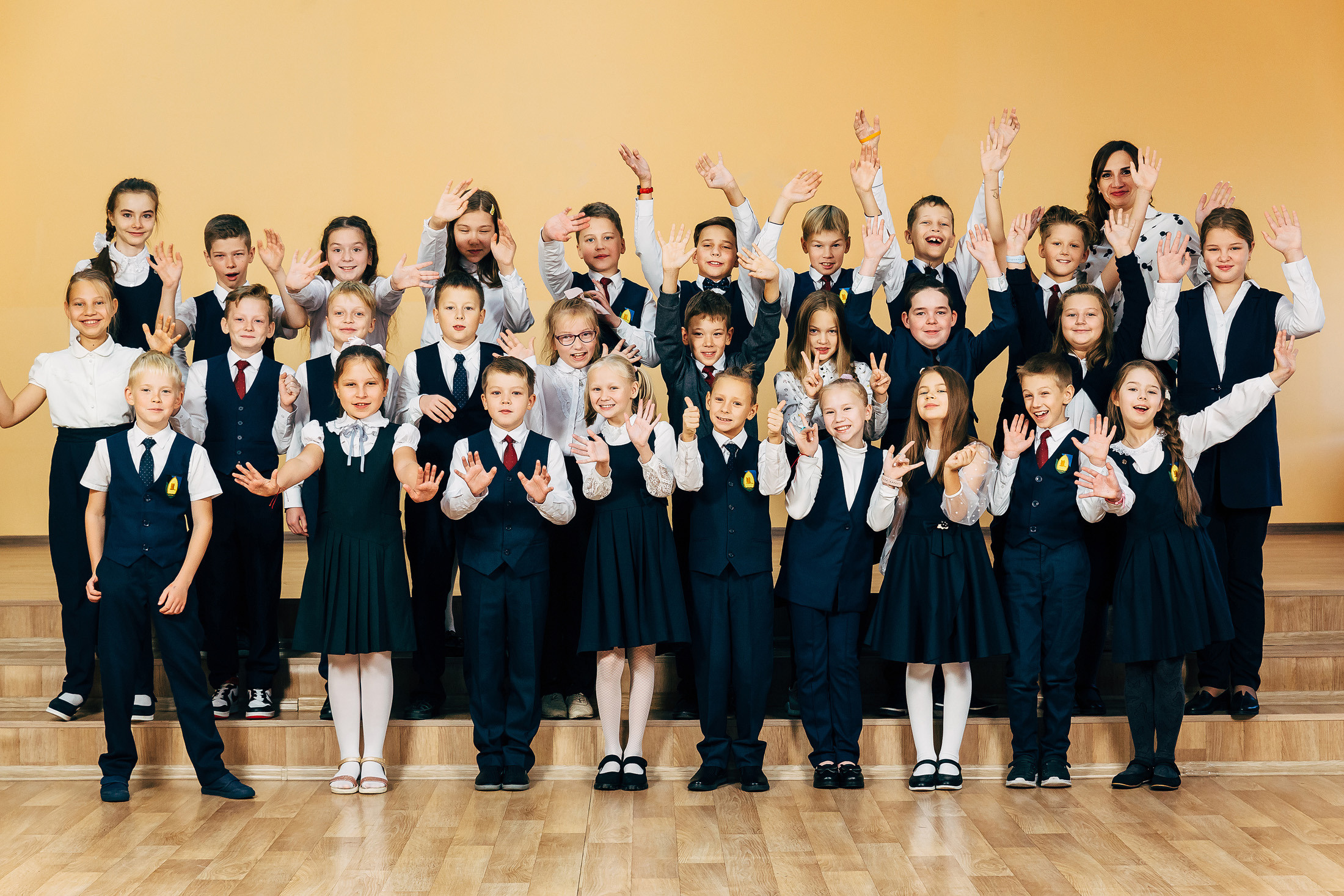 Младшие классы. Общее фото. Свадебный и семейный фотограф в Перми Андрей Желнин