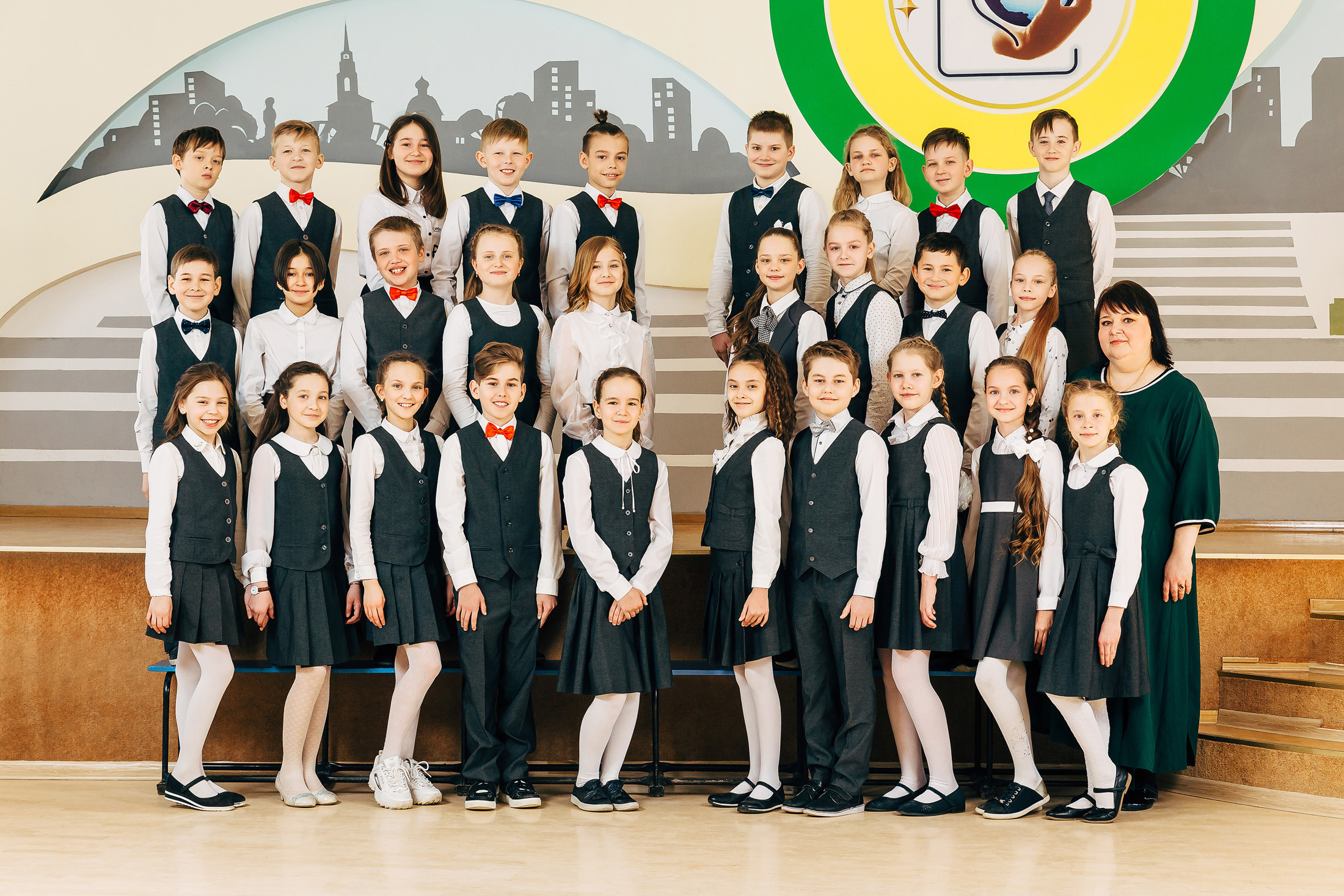 Младшие классы. Общее фото. Свадебный и семейный фотограф в Перми Андрей Желнин