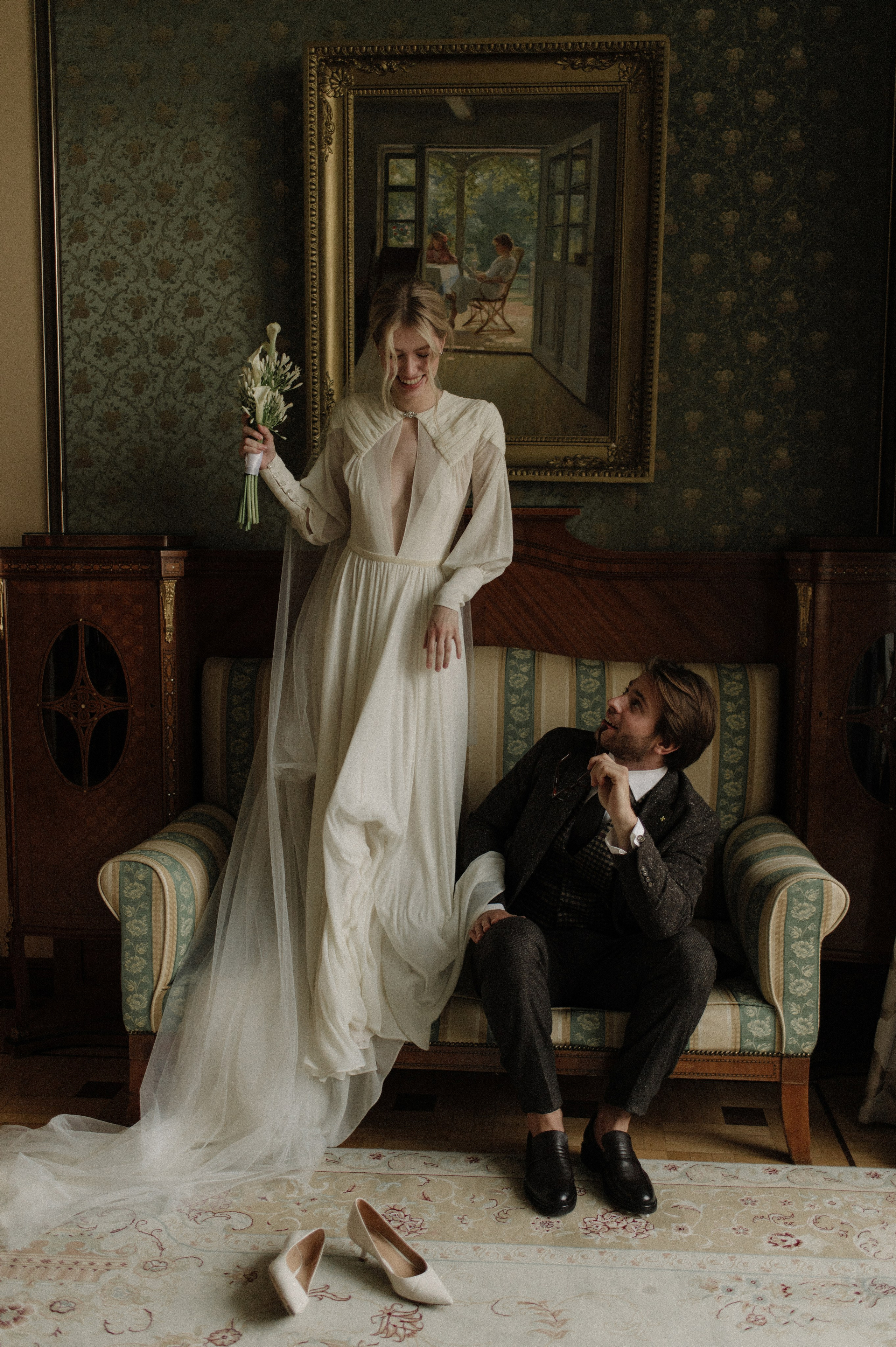 O&Г Метрополь & усадьба Муравьевых-Апостолов. Свадебный фотограф в Москве Анна Литвинова