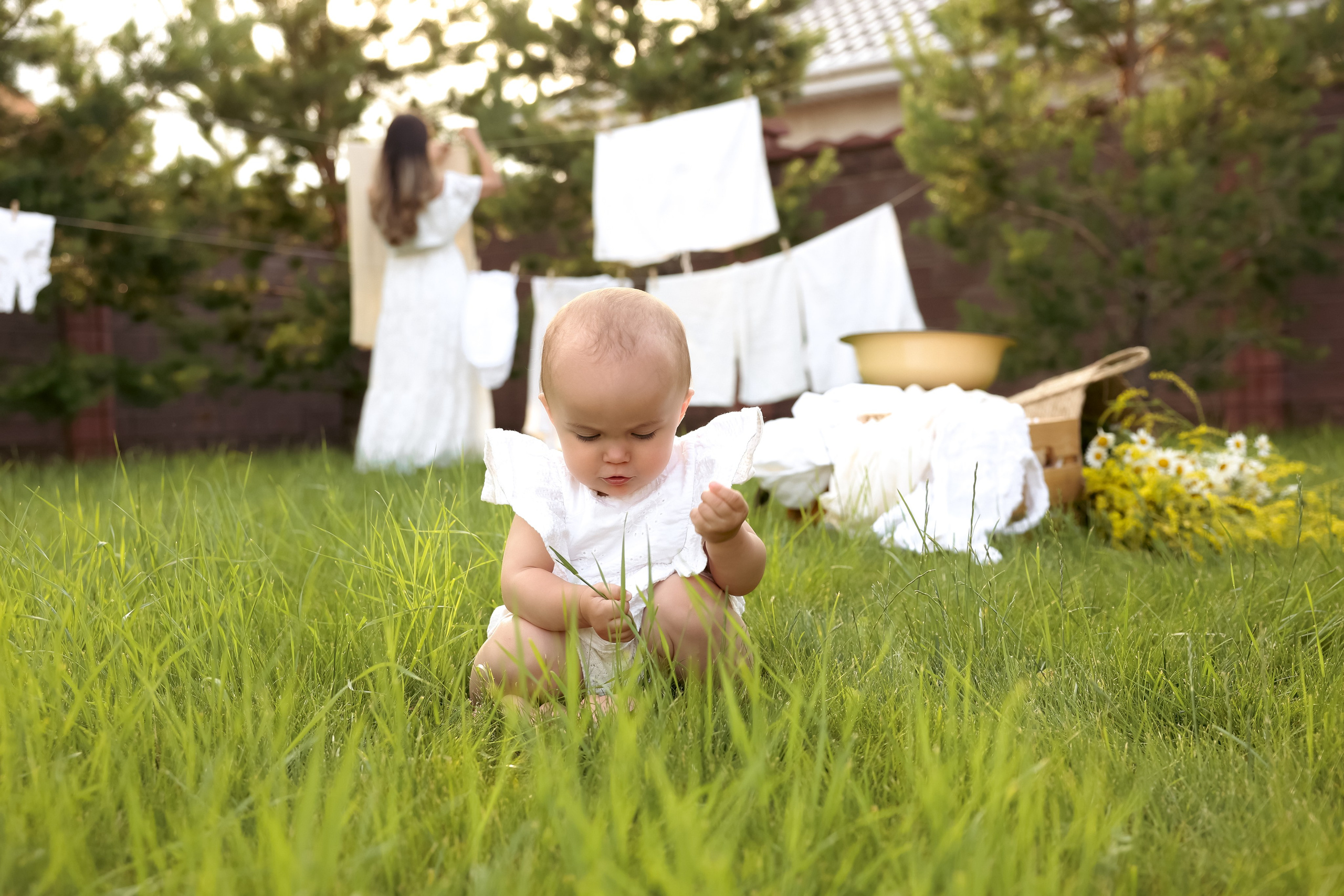 Большая стирка. Ваш семейный newborn и lifestyle фотограф в СПБ Наталья Журавлева
