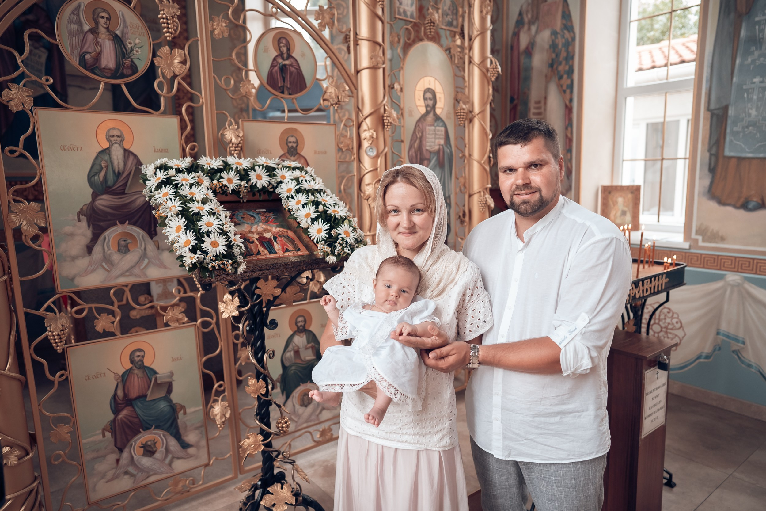 Крещение в храме св.Андрея Первозванного г. Севастополь. Церковный фотограф Севастополь