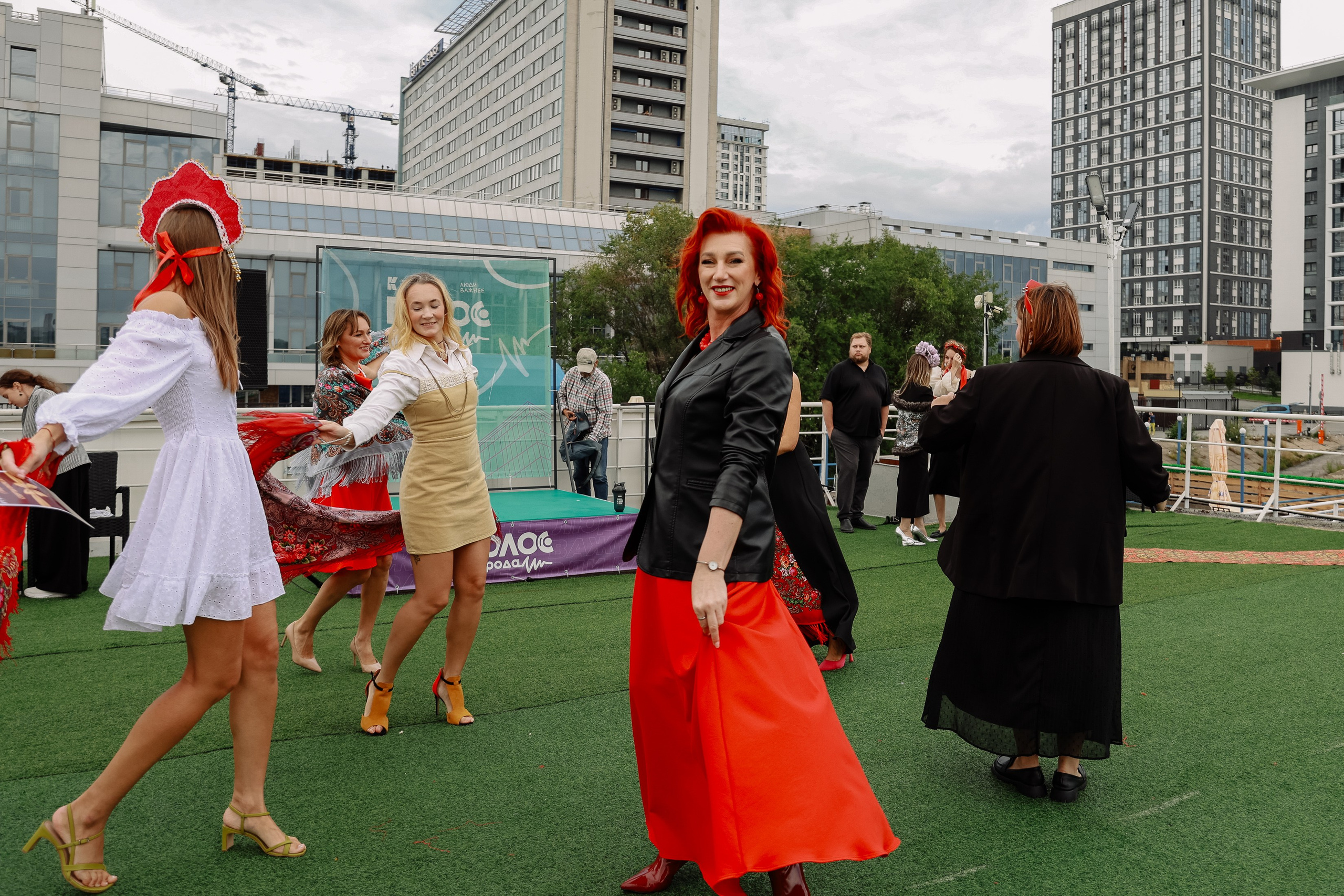 Модный показ «А-ля русс». Фотограф Юлия Мальцева