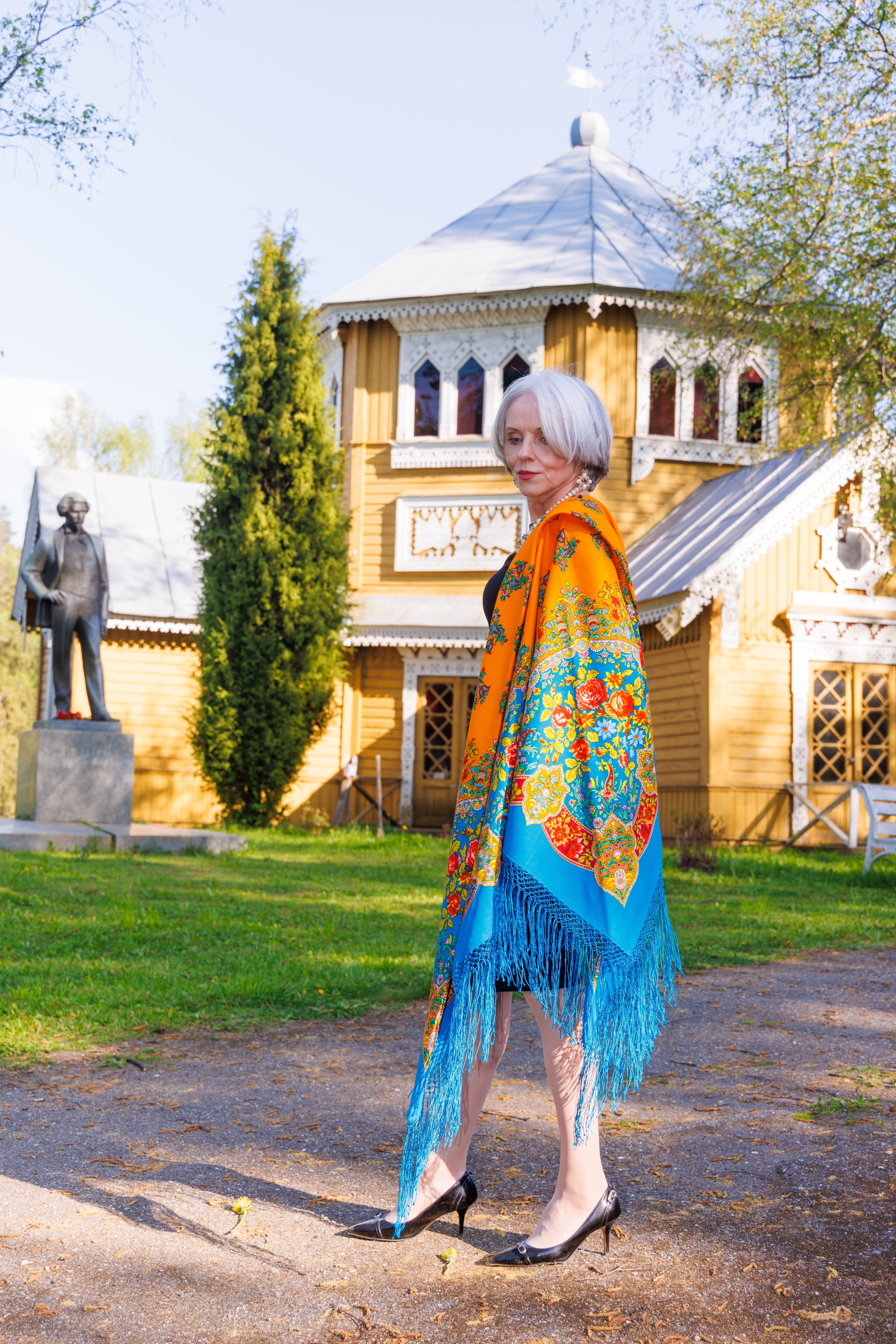 Всероссийский пленэр художников в доме-музее Ильи Репина, 2025. Коллекционер и искусствовед Олеся Ястребова