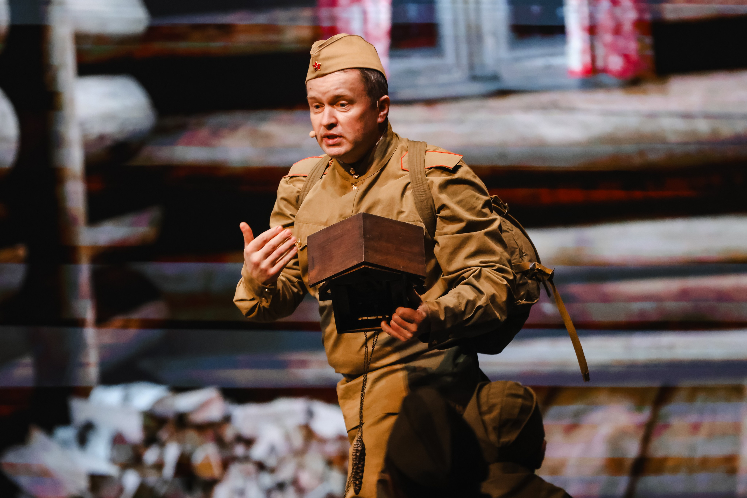 Василий Теркин, театр «Русская песня». Фотограф Ольга Махалова — Санкт-Петербург, Москва, Нижний Новгород