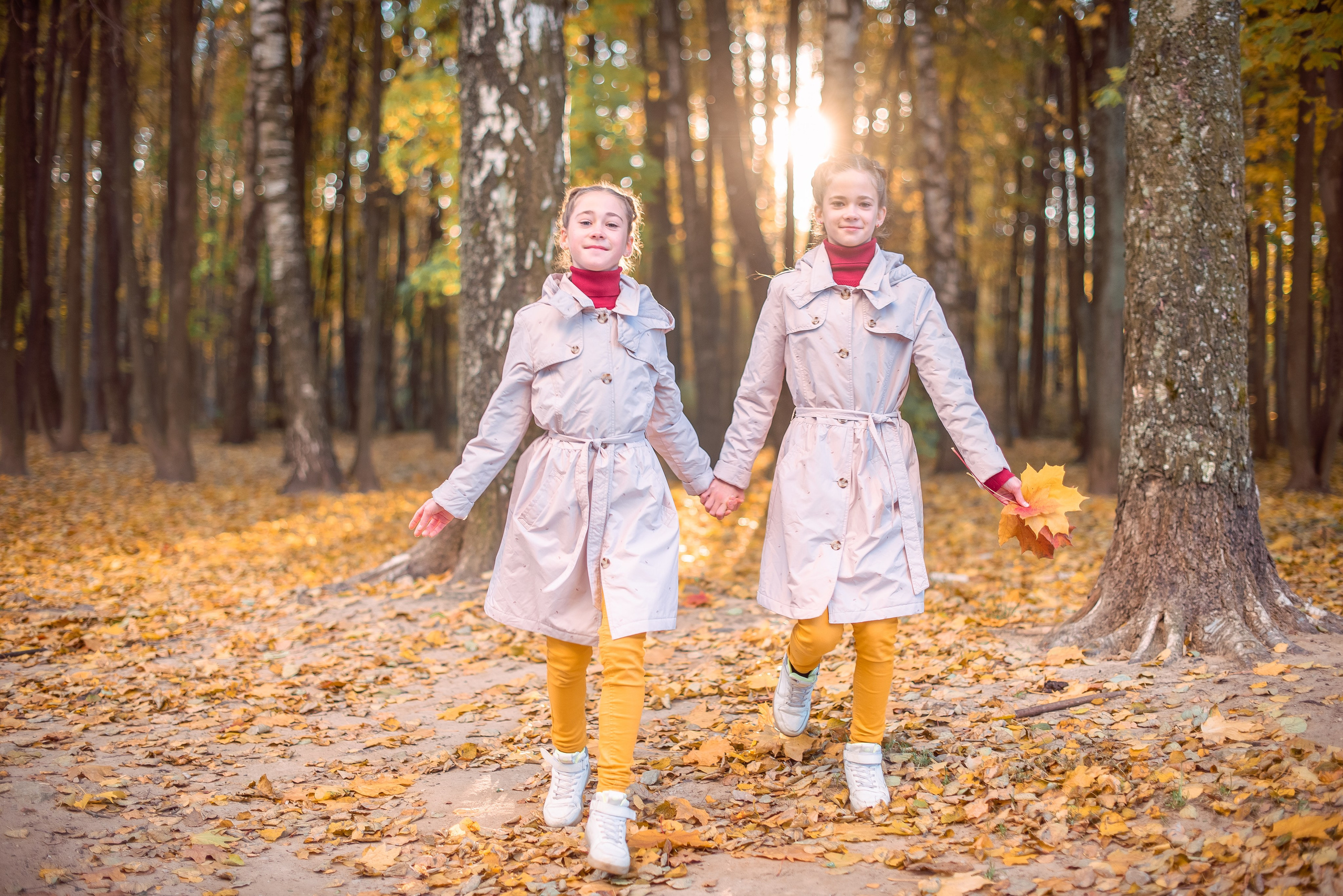 Осенняя прогулка семьи Андрея и Марины. Свадебный и семейный фотограф в Москве Юлия Винник