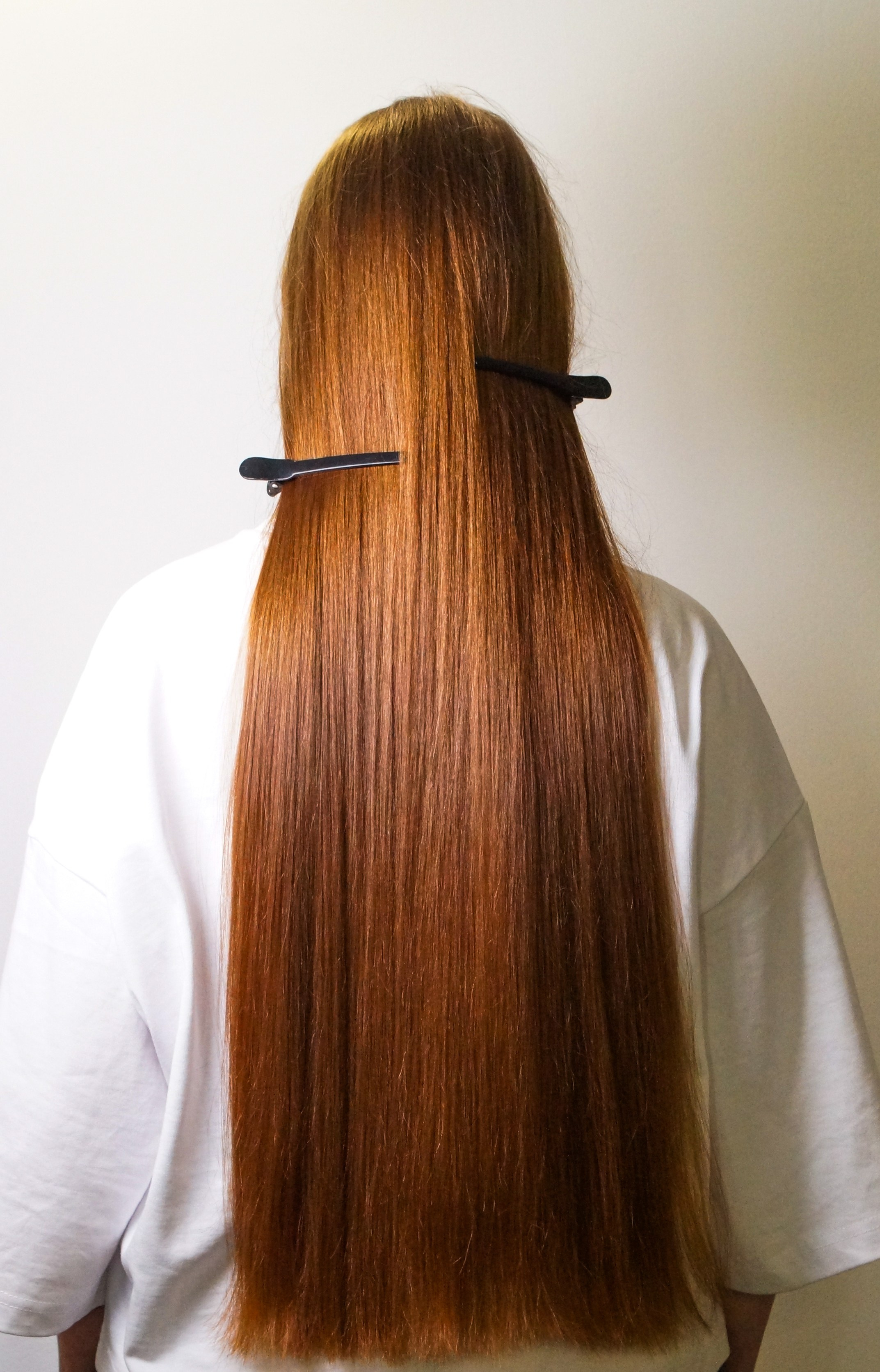 окрашивание хной, травами, рыжеволосая девушка