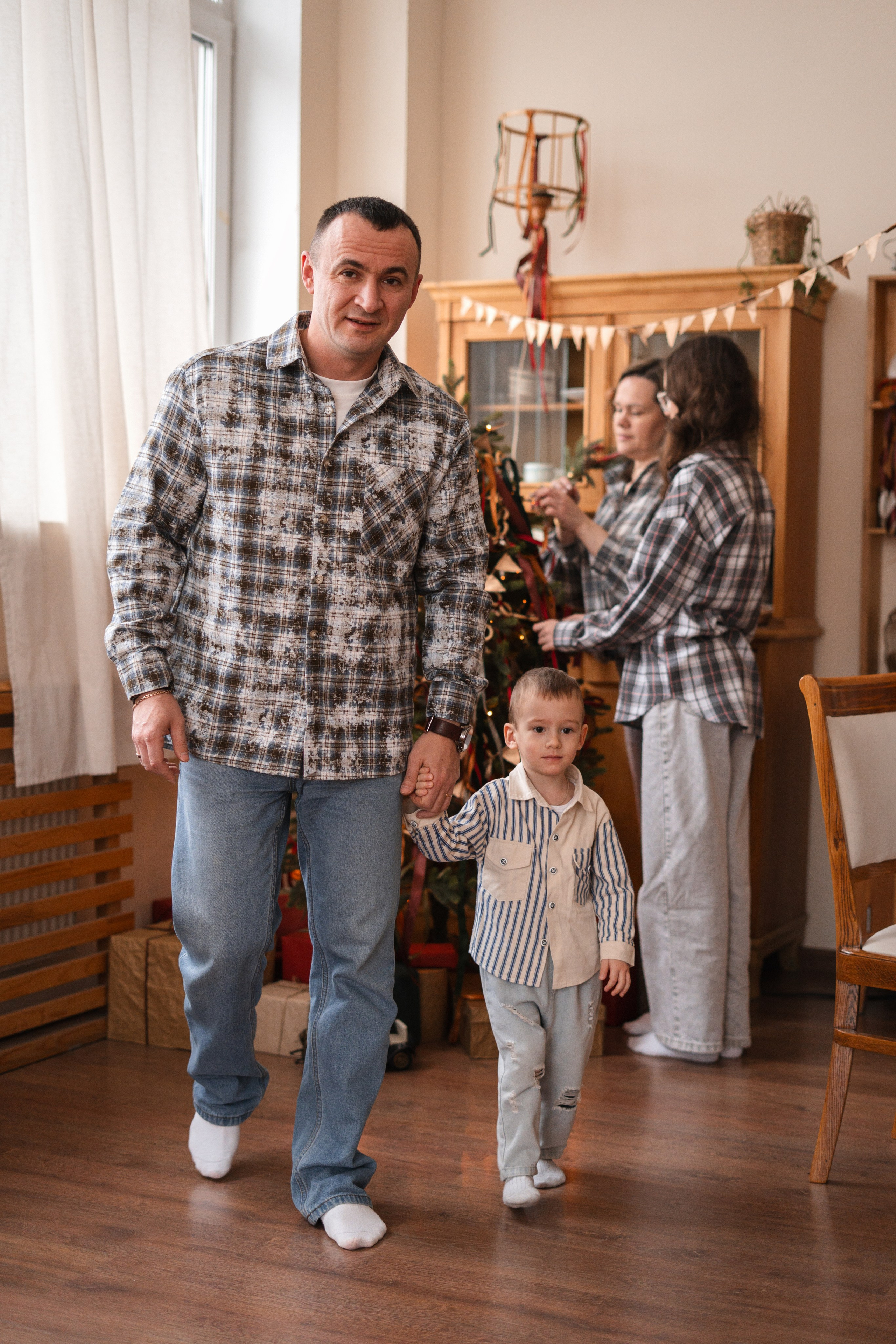 Семейная съемка в студии, дома. Семейный и детский фотограф в Санкт-Петербурге Анна Никитина