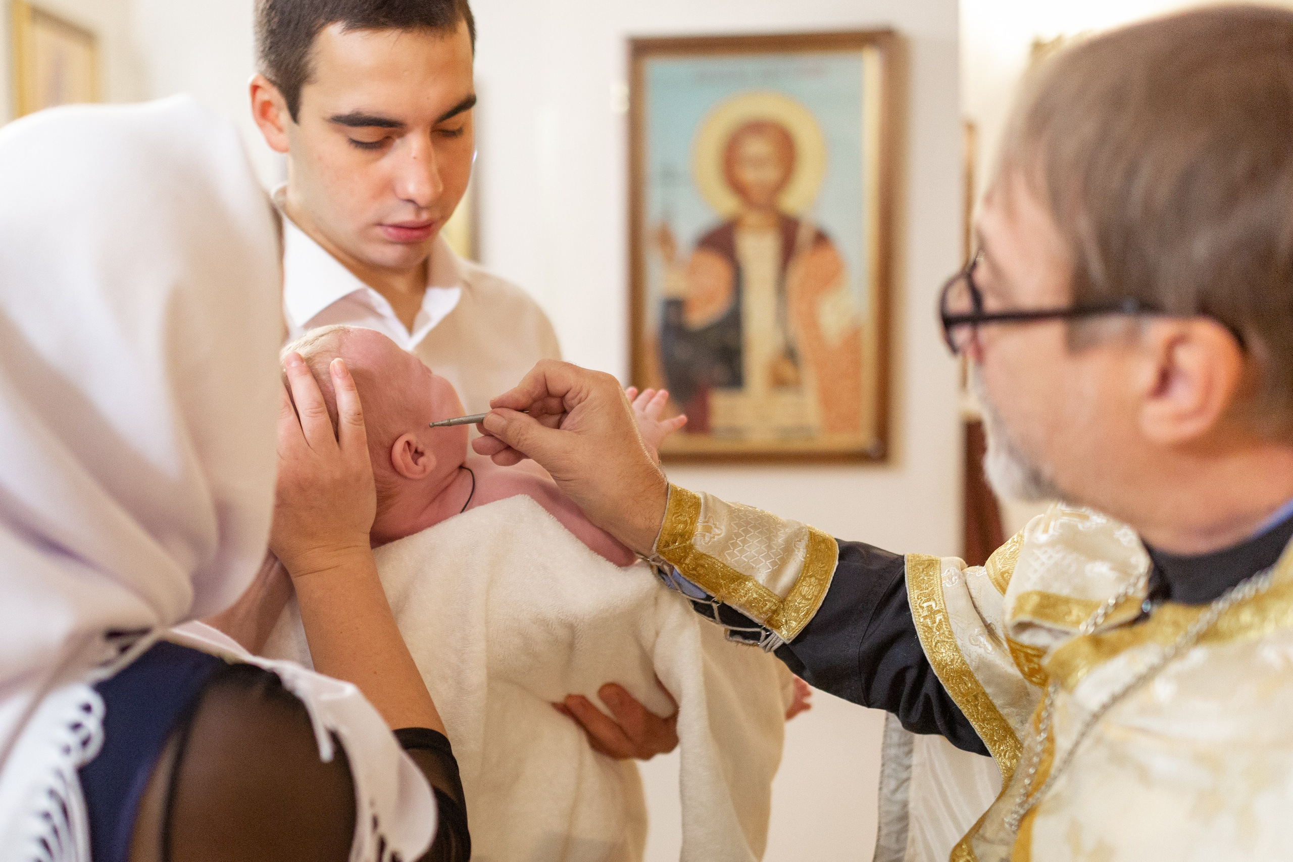 Таинство крещения. Фотограф Комаров Сергей