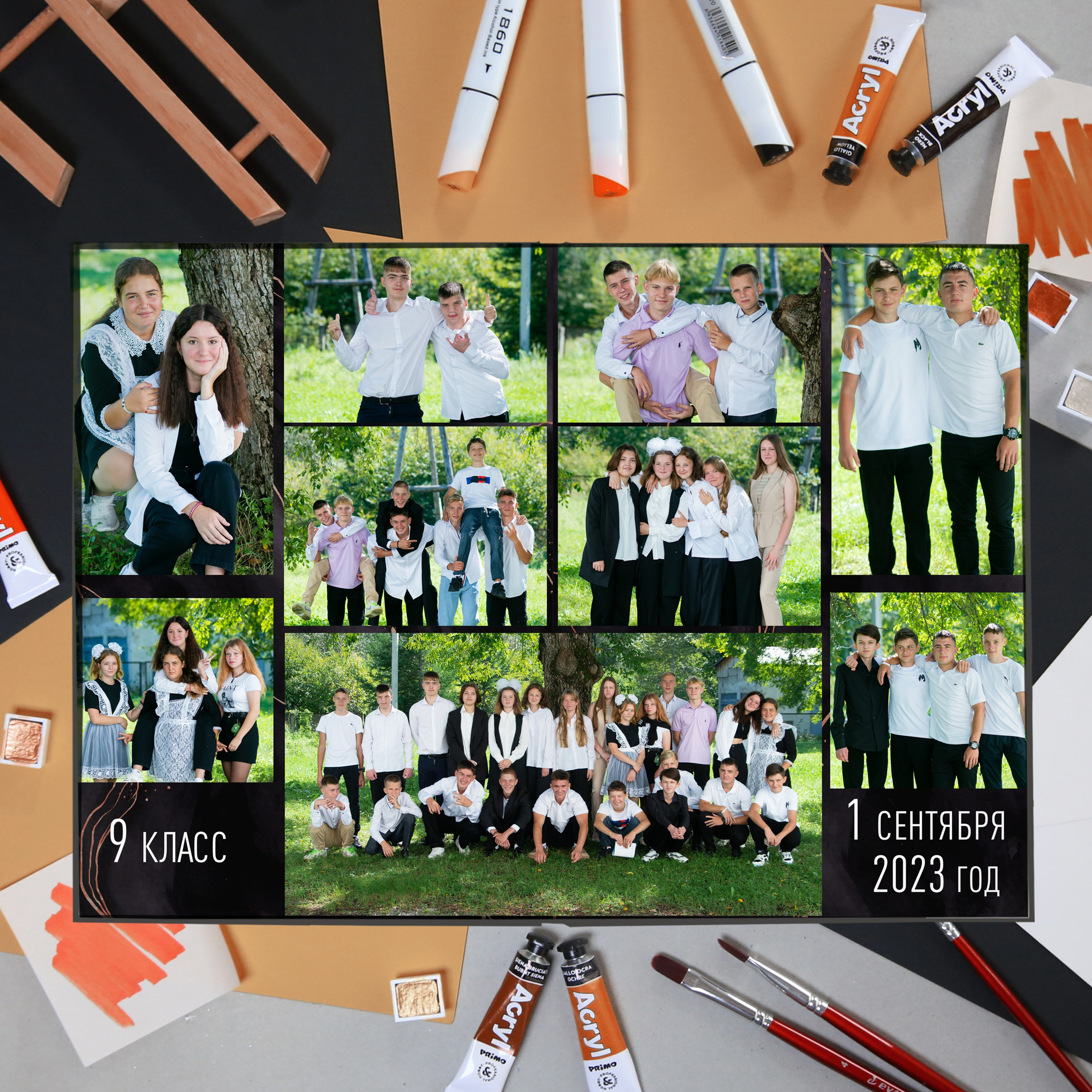 Альбом 10 разворотов Старшая Школа. Выпускные Альбомы и Фотосессии п. Кавалерово